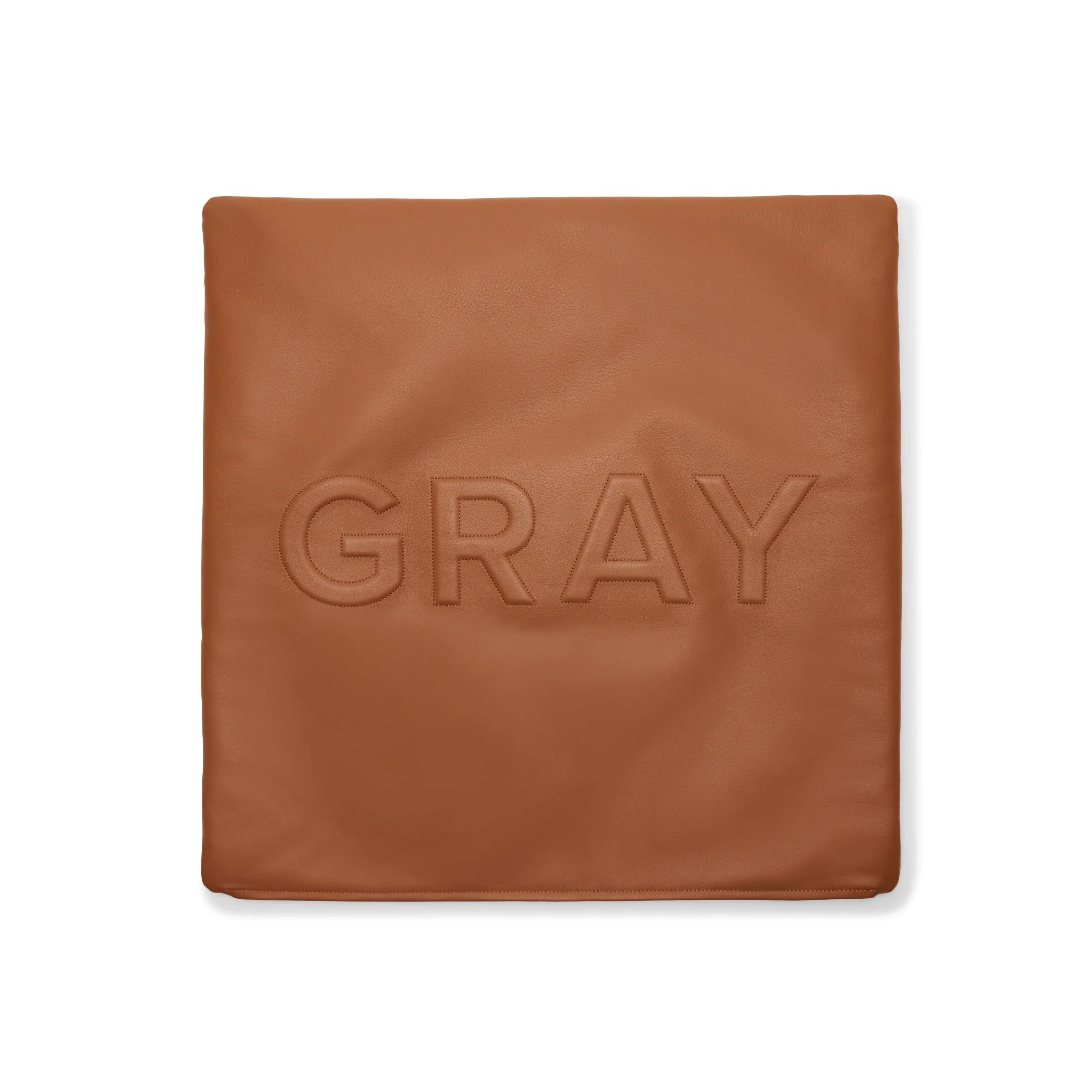 20x20 Square Pillow Cognac - Image 3