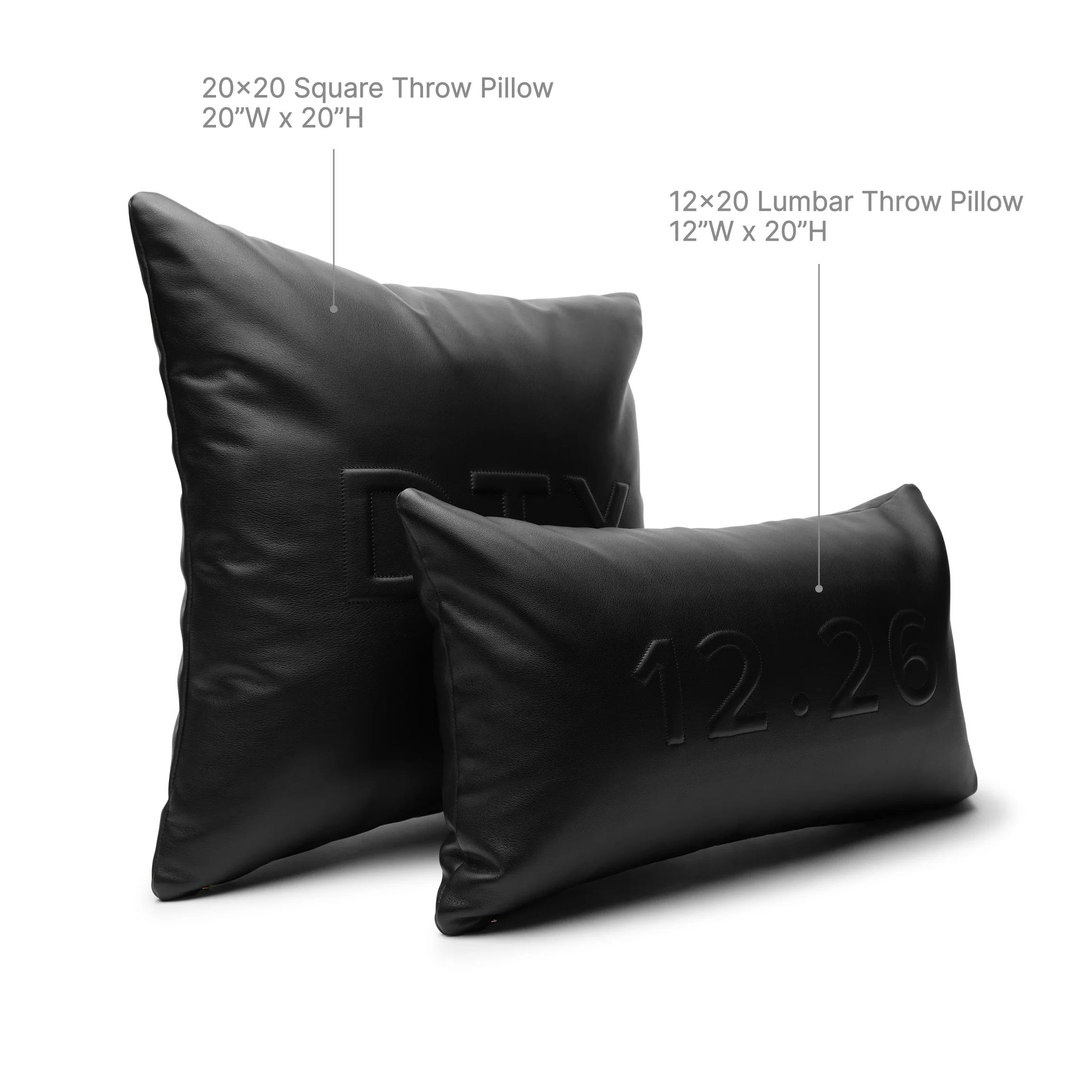 20x20 Square Pillow Cognac - Image 7