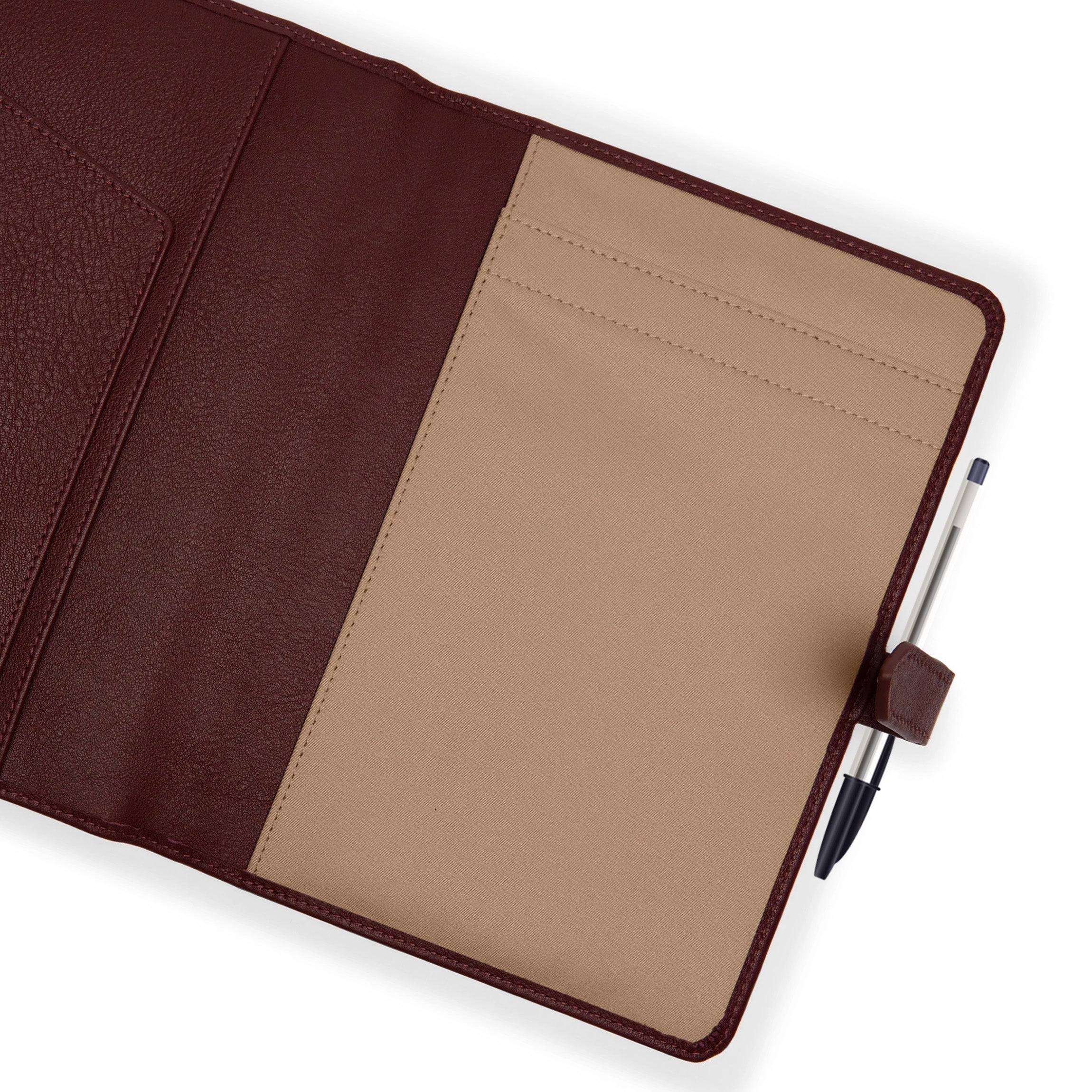 A5 Junior Snap Padfolio Bordeaux - Image 3