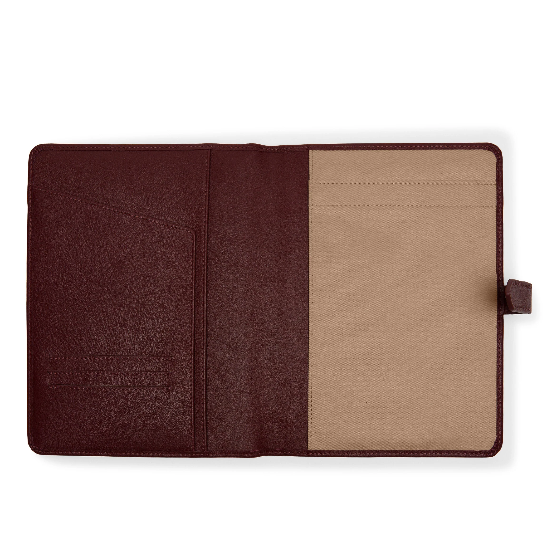 A5 Junior Snap Padfolio Bordeaux - Image 4
