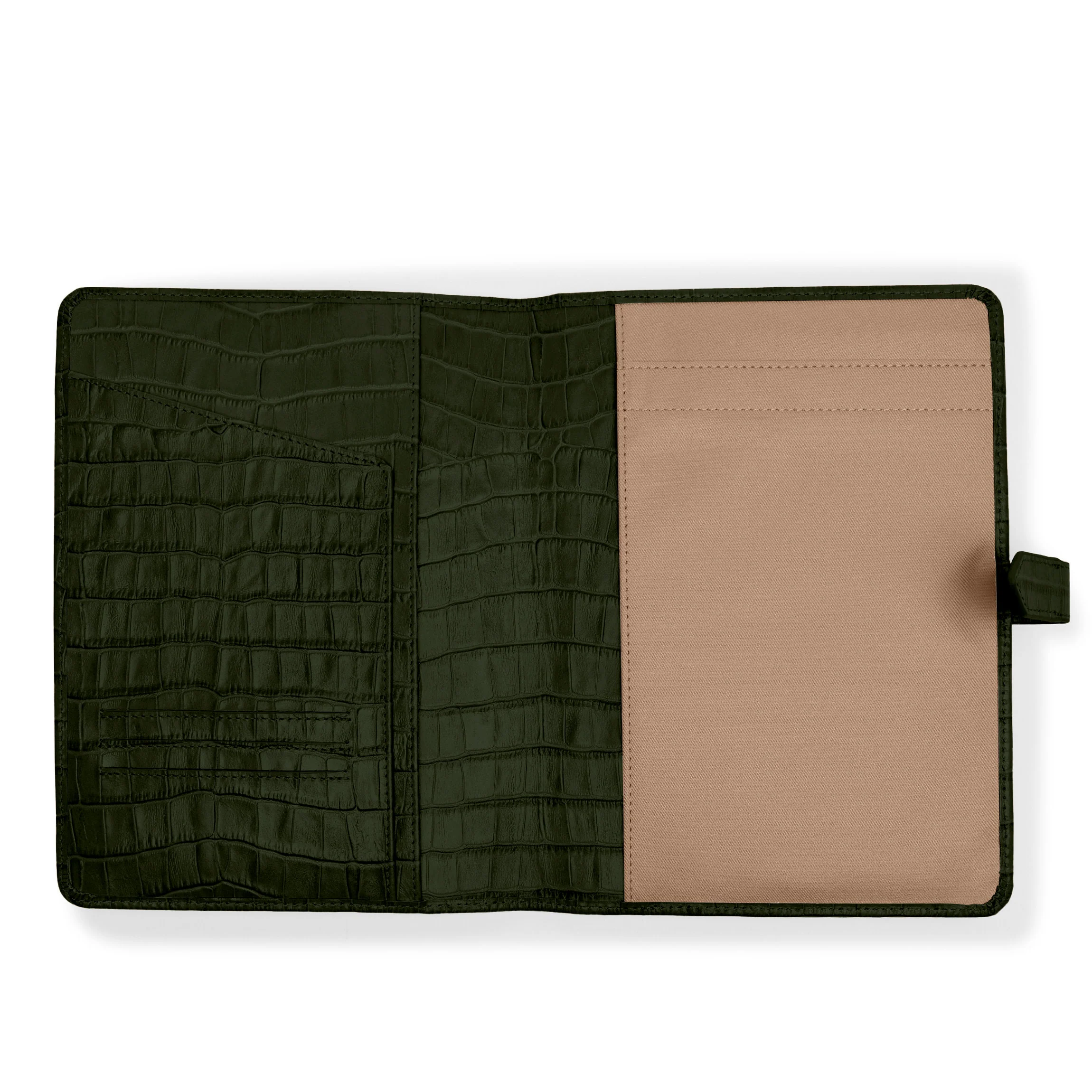 A5 Junior Snap Padfolio Forest Croc - Image 3