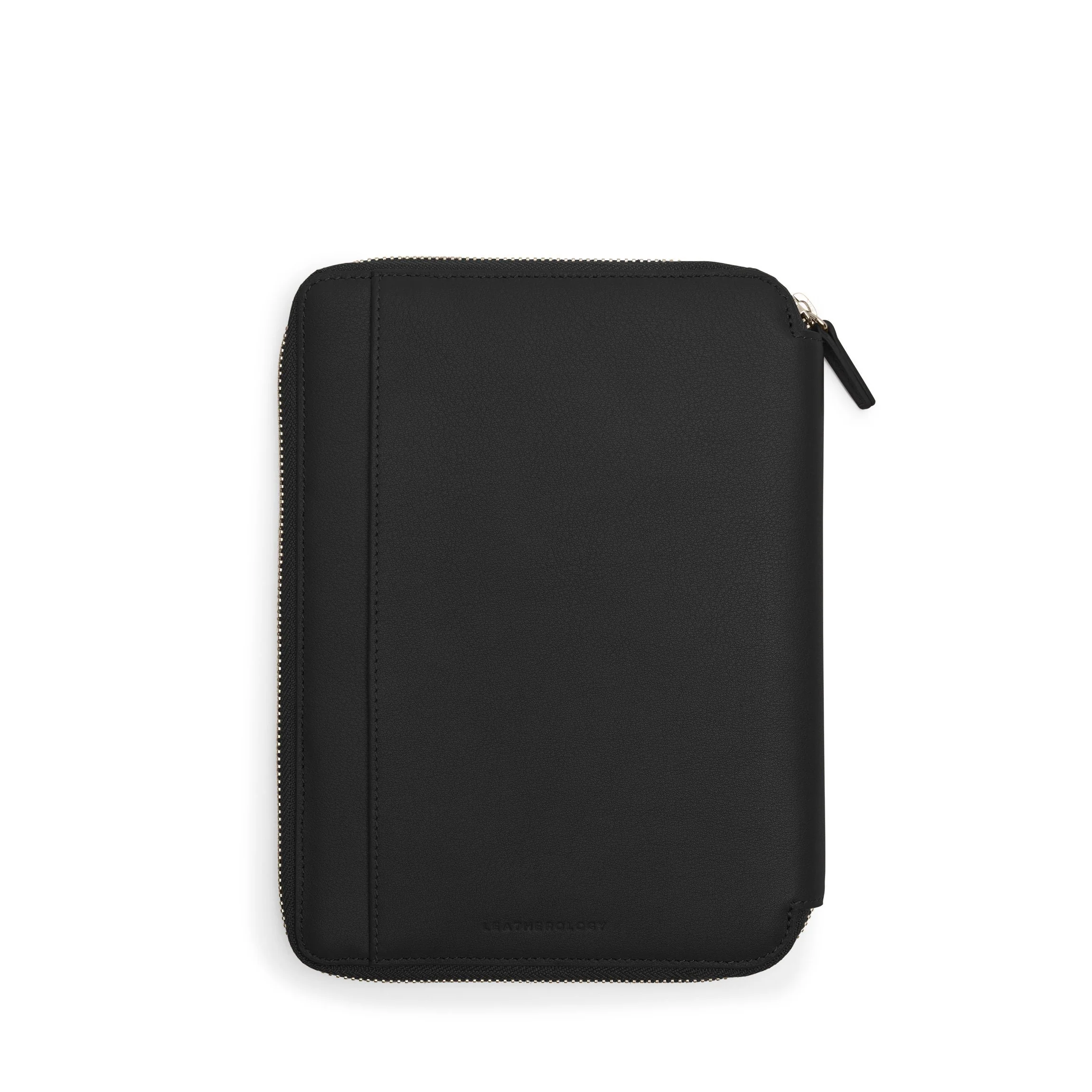 A5 Junior Zippered Padfolio Black Onyx - Image 4