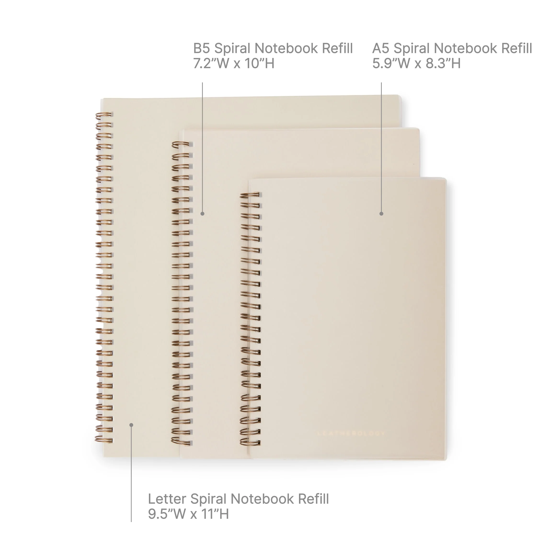 Letter Snap Spiral Journal Navy Blue - Image 6