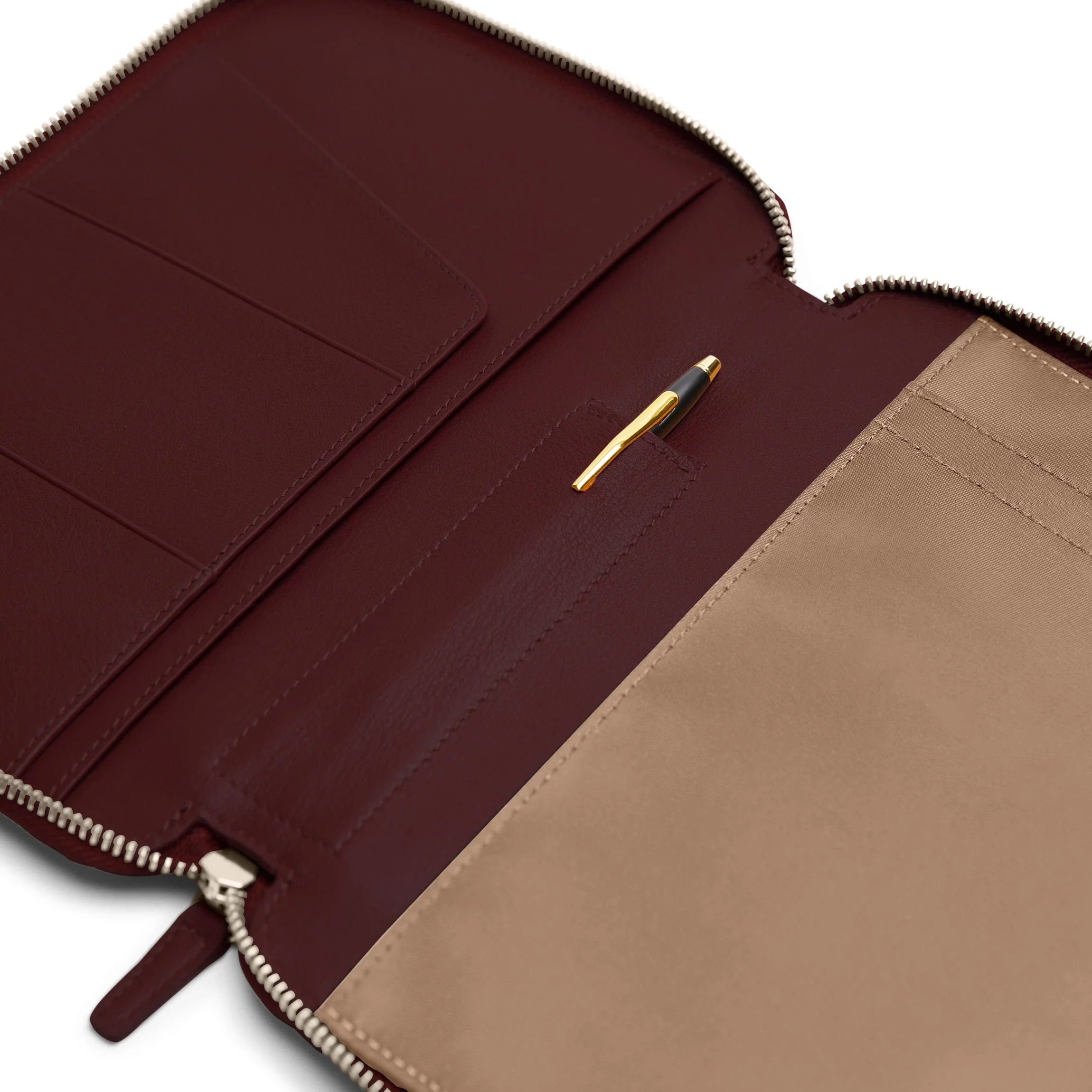 A5 Zippered Journal Bordeaux - Image 3