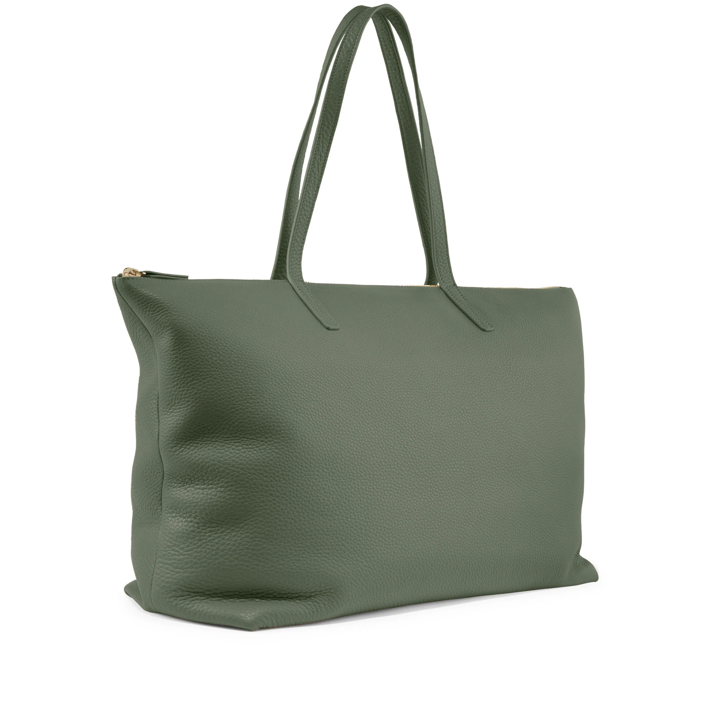Aleena Soft Zippered Tote Moss - Image 3