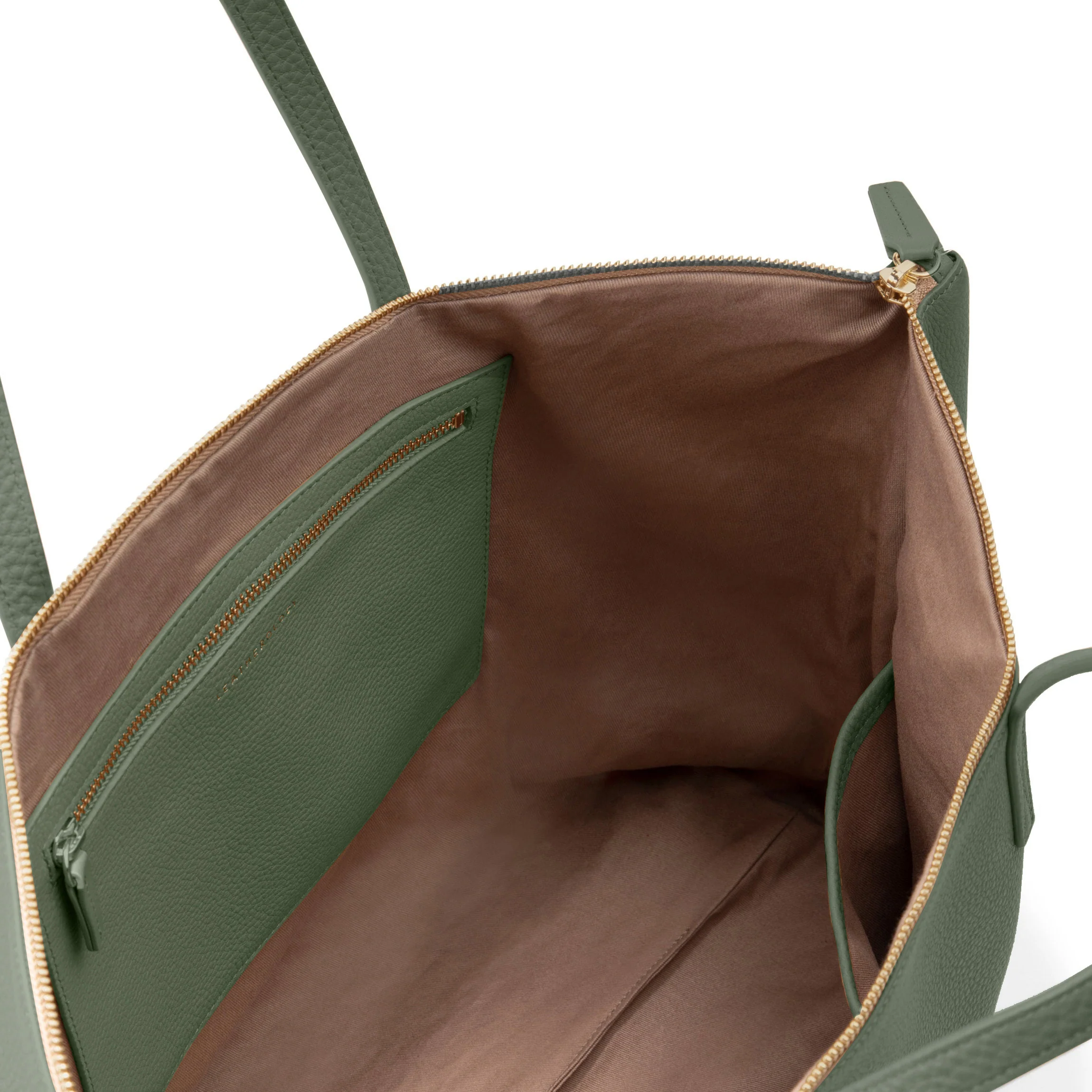 Aleena Soft Zippered Tote Moss - Image 4