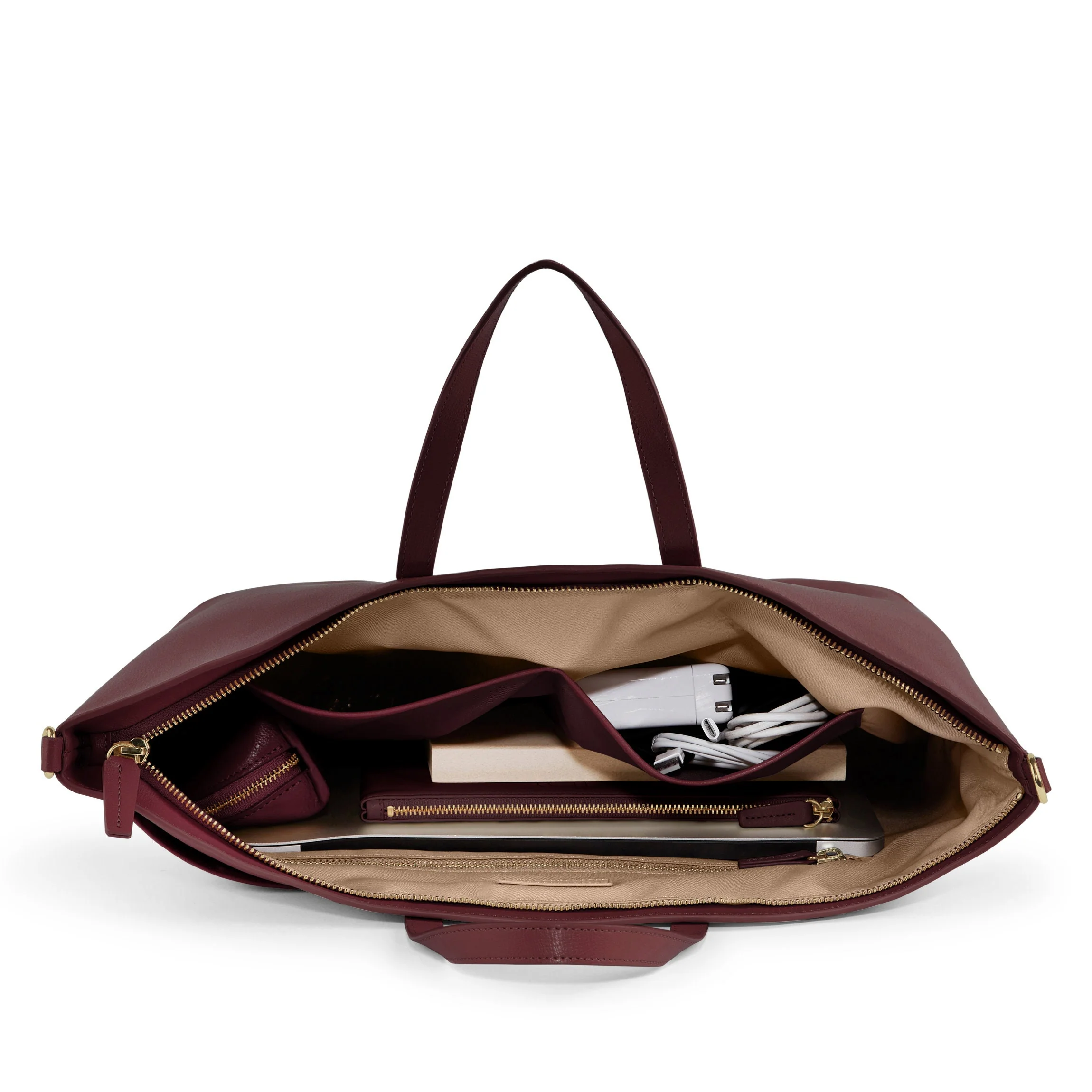 Alex Work Bag Oxblood - Image 3