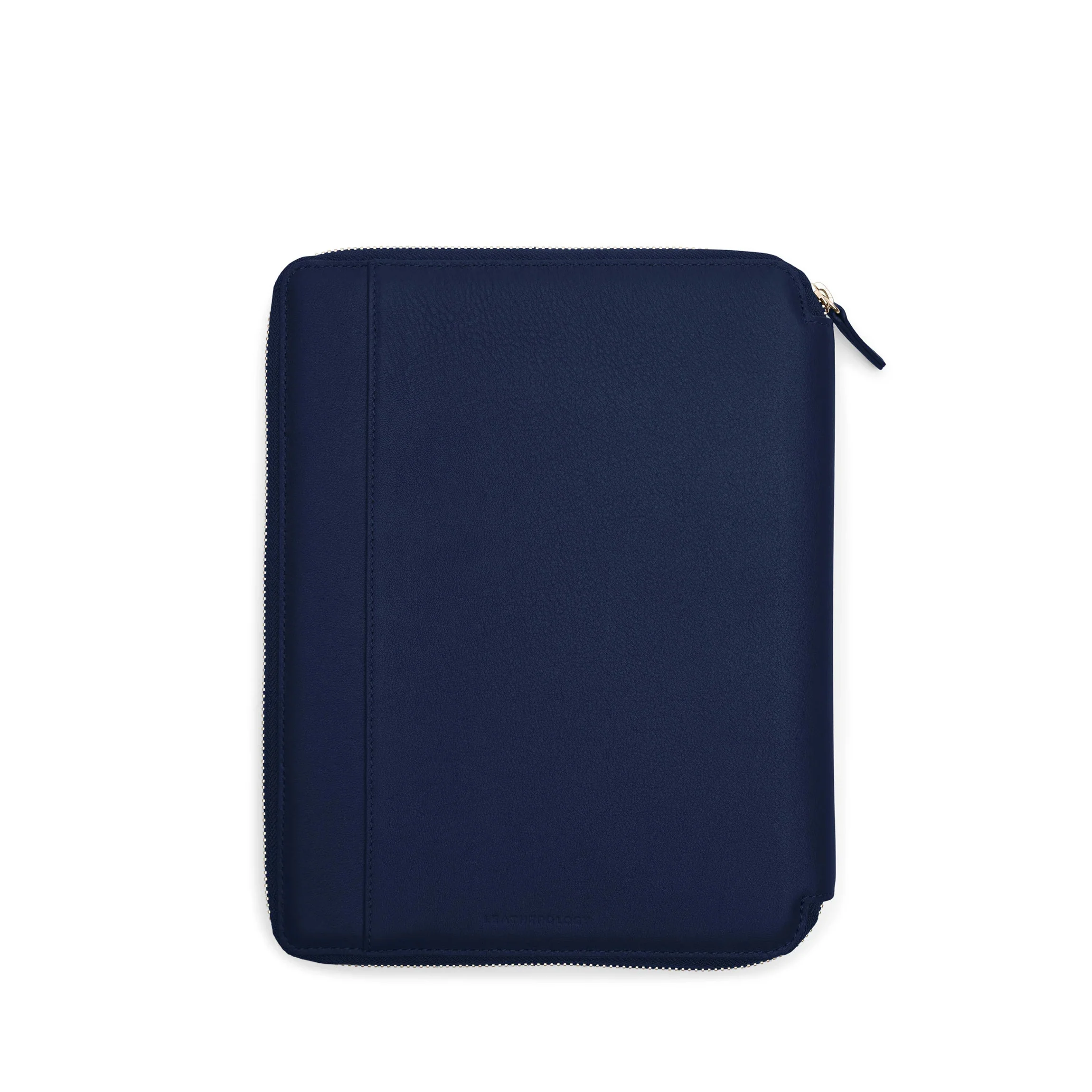 B5 Composition Zippered Spiral Journal Navy Blue - Image 4