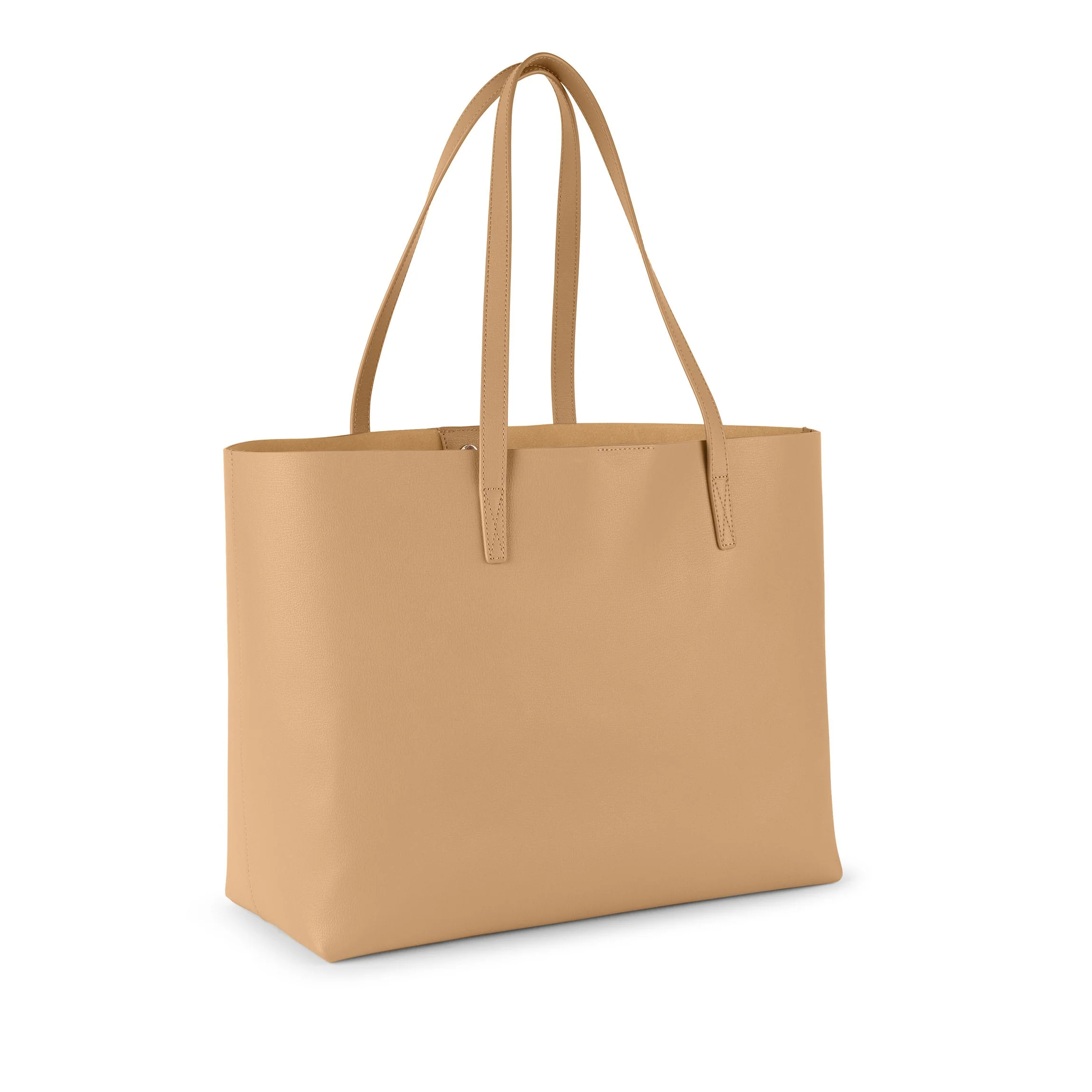 Belmont Structured Tote Tan - Image 3
