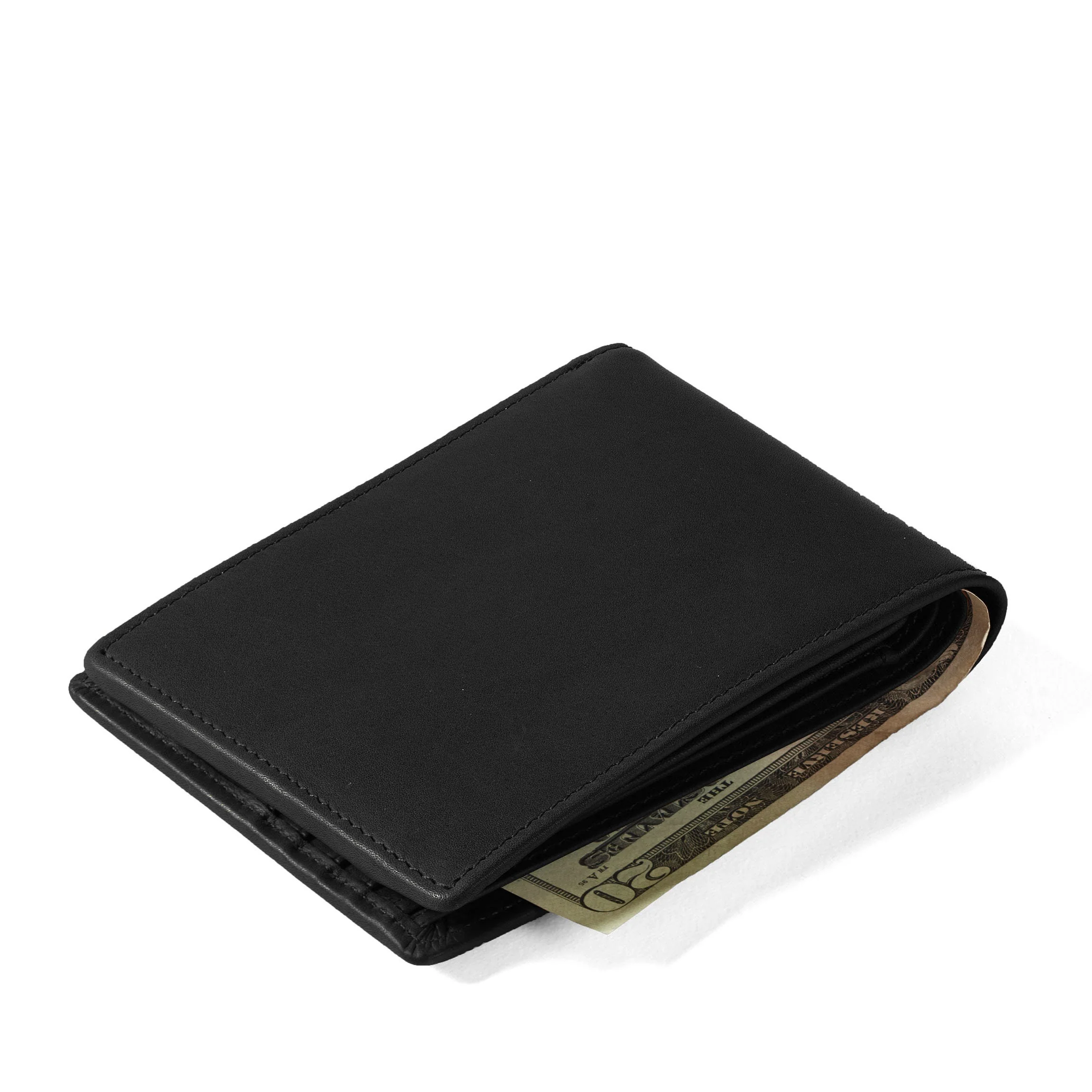 Bifold Wallet with Flap Black Oil - Image 7