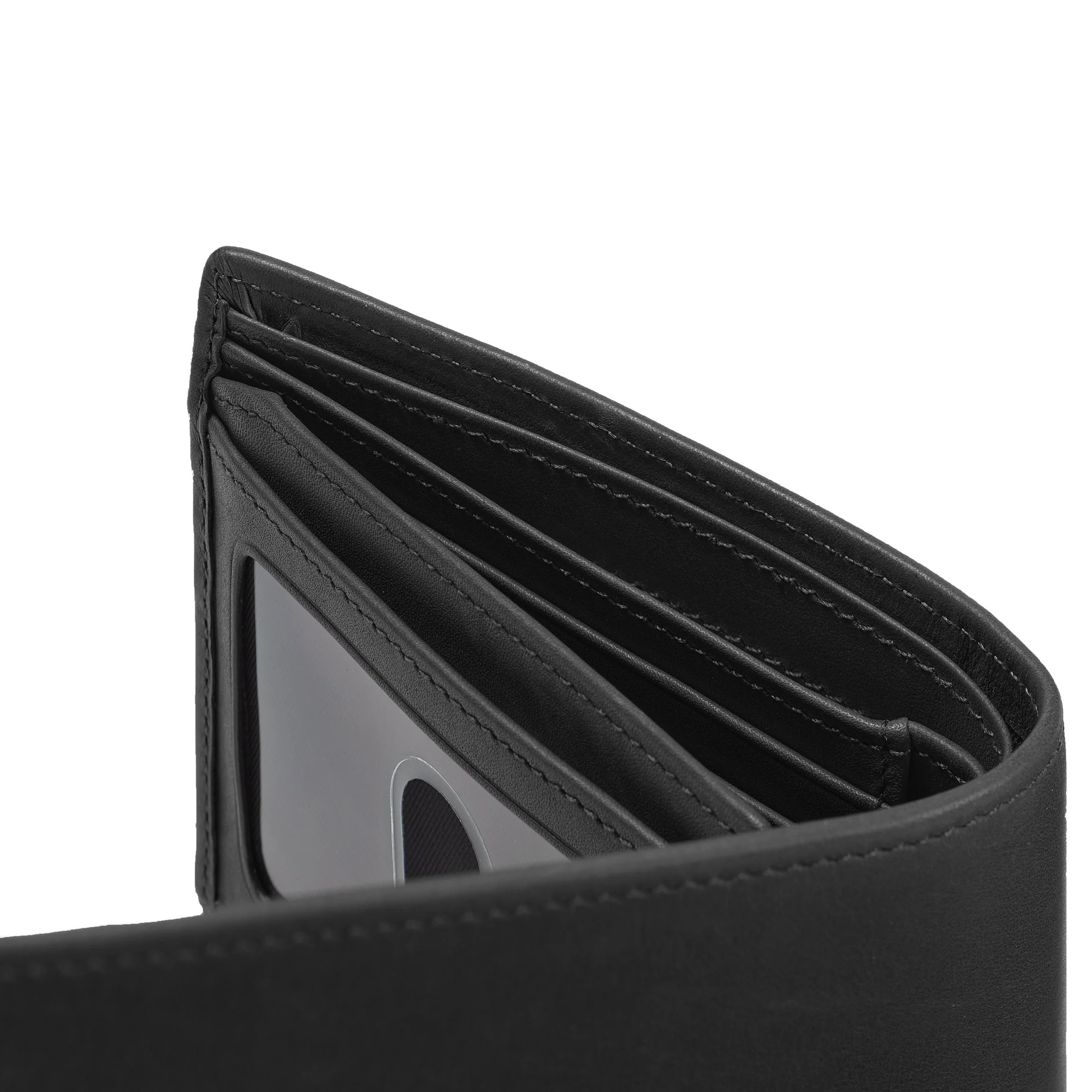 Bifold Wallet with Flap Black Oil - Image 9