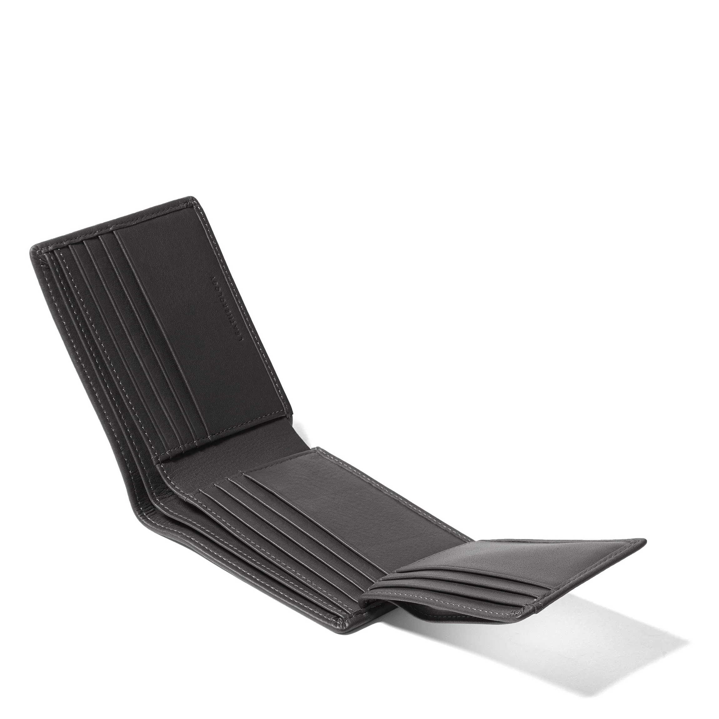 Bifold Wallet with Flap Black Onyx - Image 4