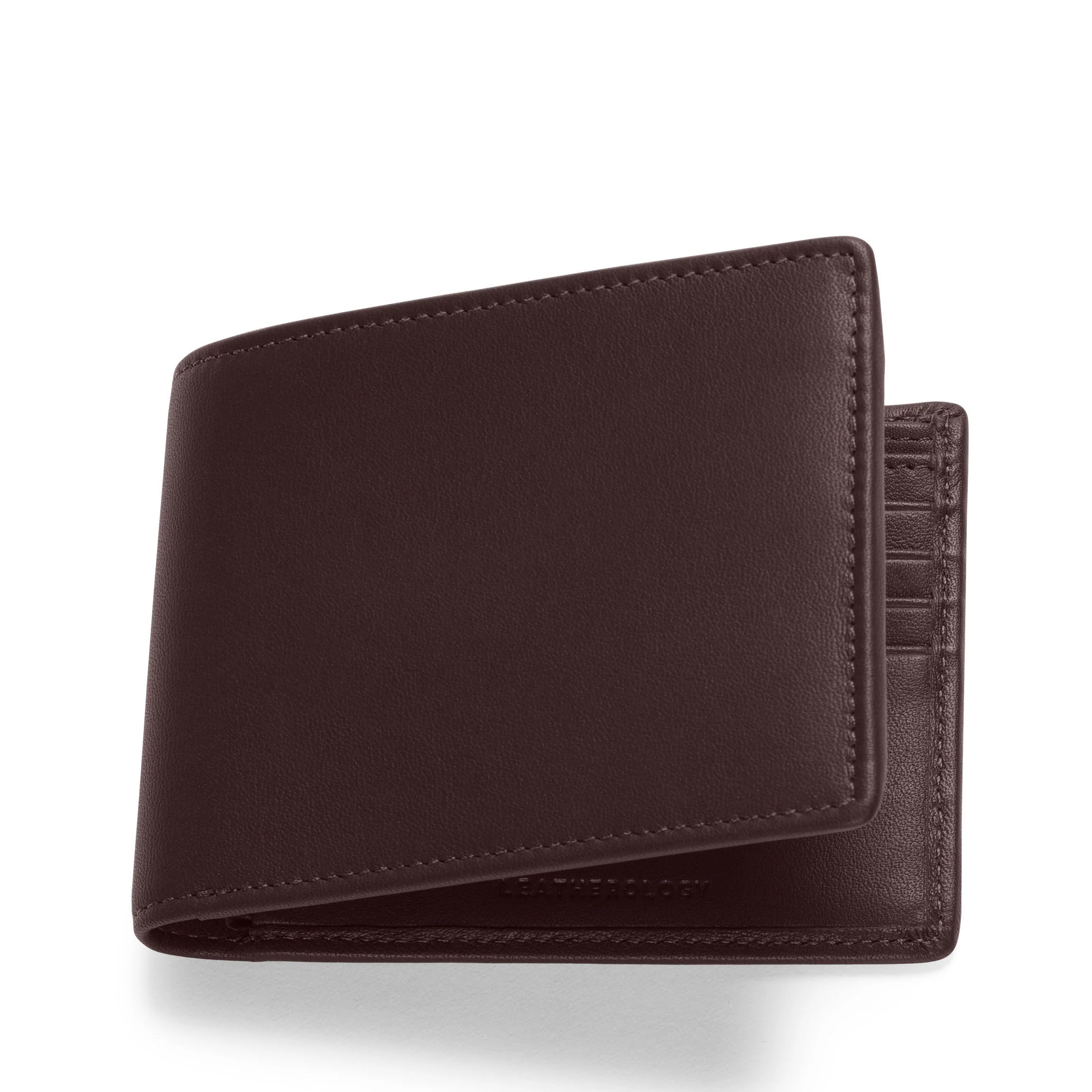 Bifold Wallet with Flap Brown - Image 6