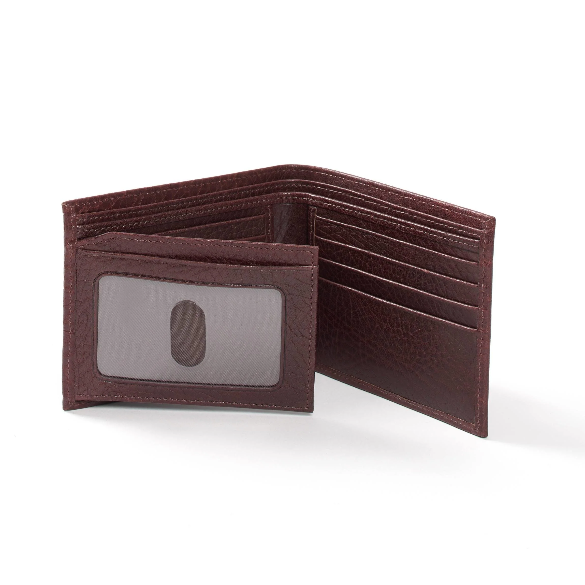 Bifold Wallet with Flap Espresso - Image 4
