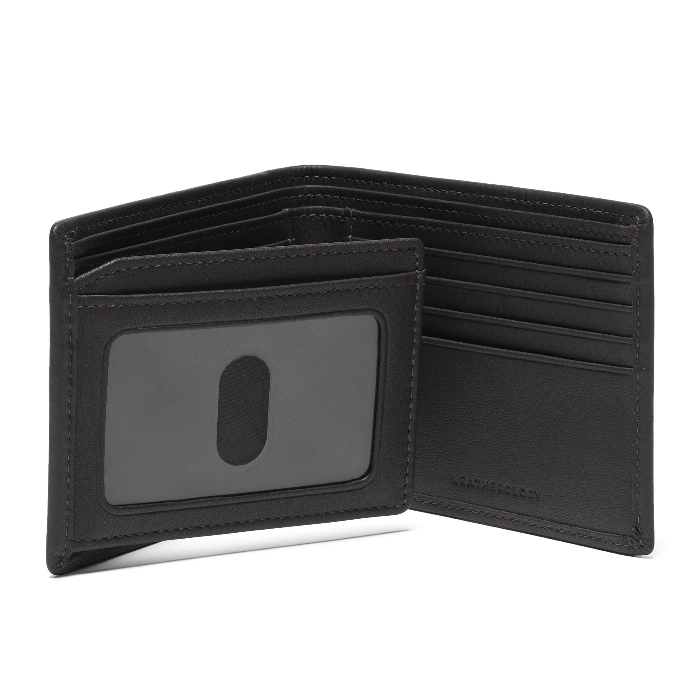 Bifold Wallet with Flap RFID Black Onyx - Image 5