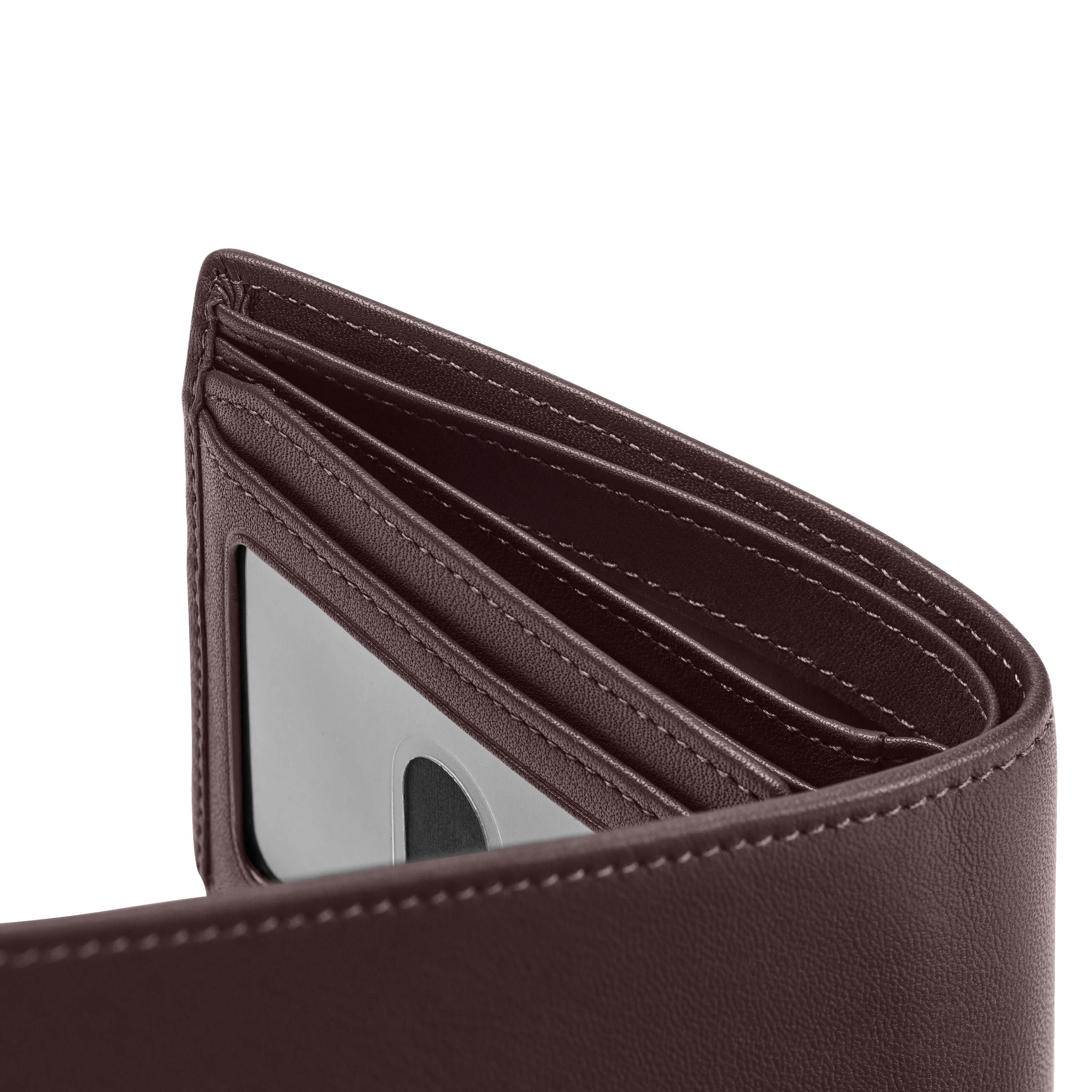 Bifold Wallet with Flap RFID Brown - Image 9