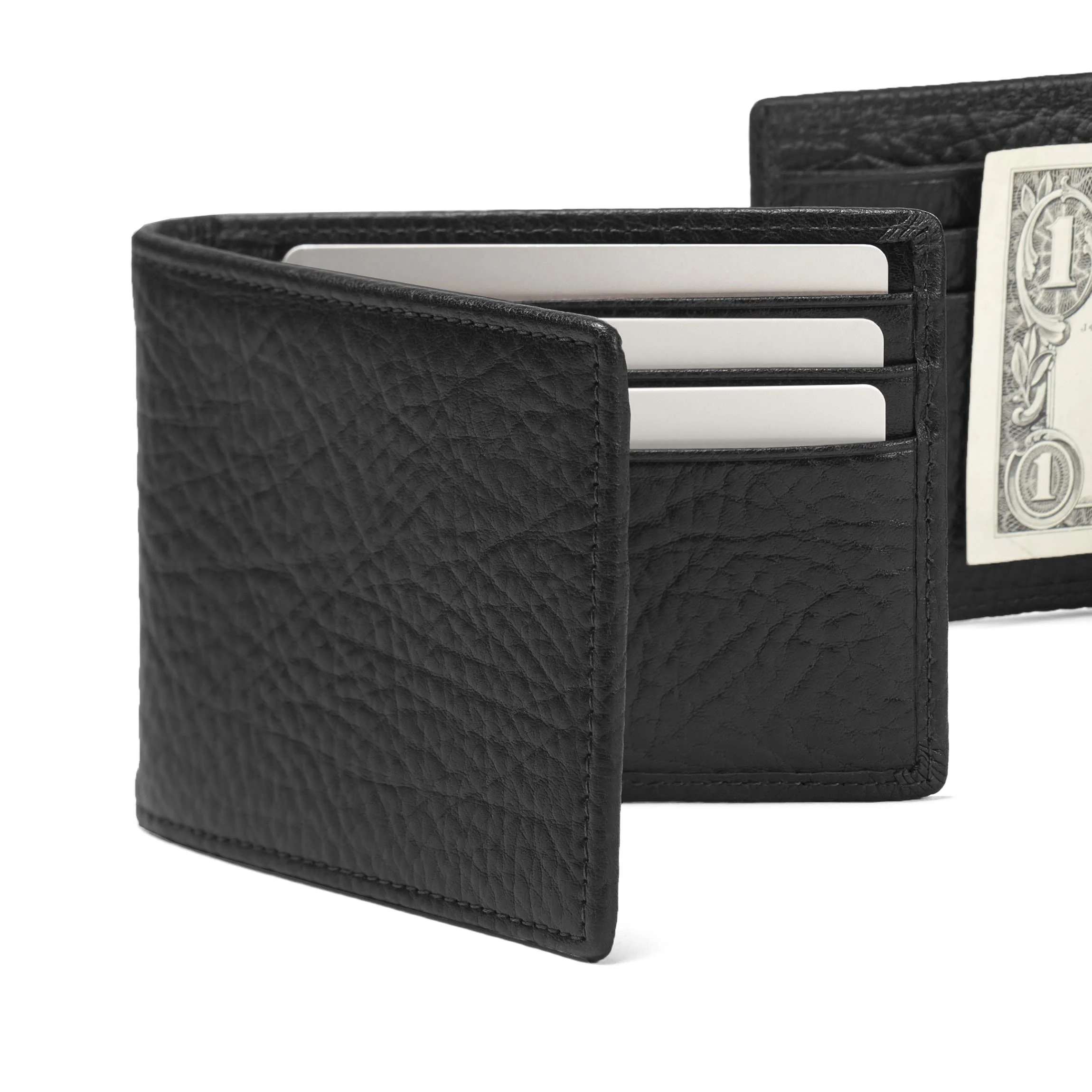 Bifold with Money Clip Ebony - Image 7