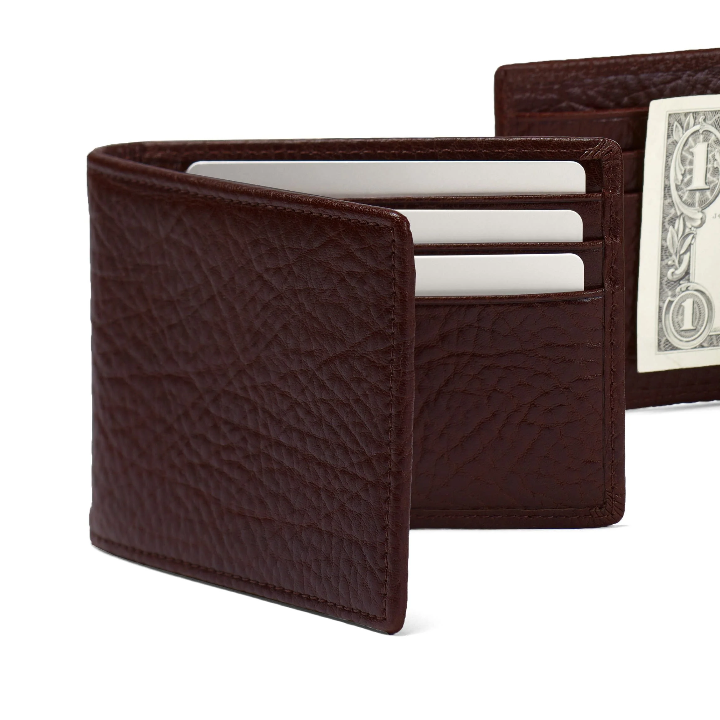 Bifold with Money Clip Espresso - Image 7