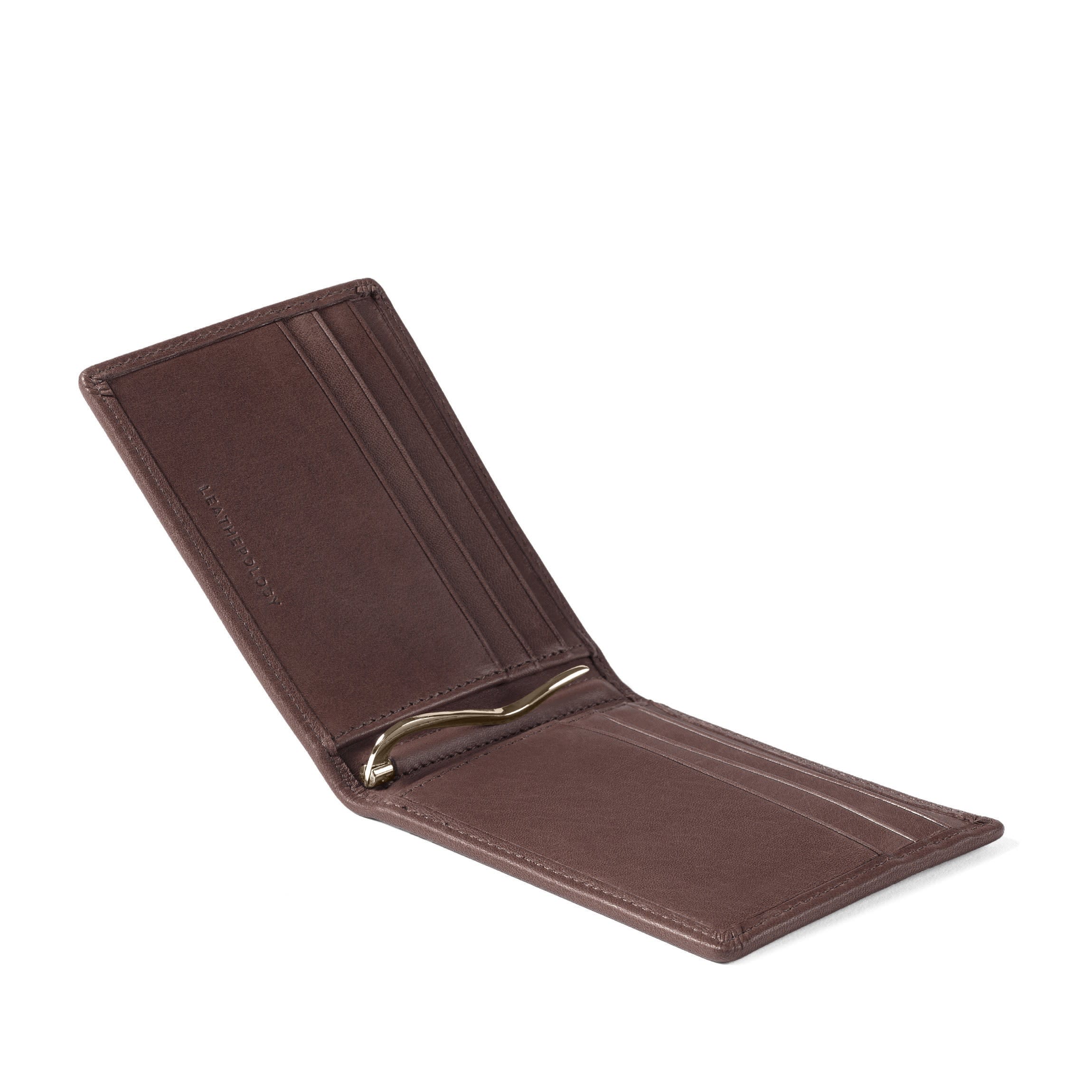 Bifold with Money Clip Mahogany - Image 4
