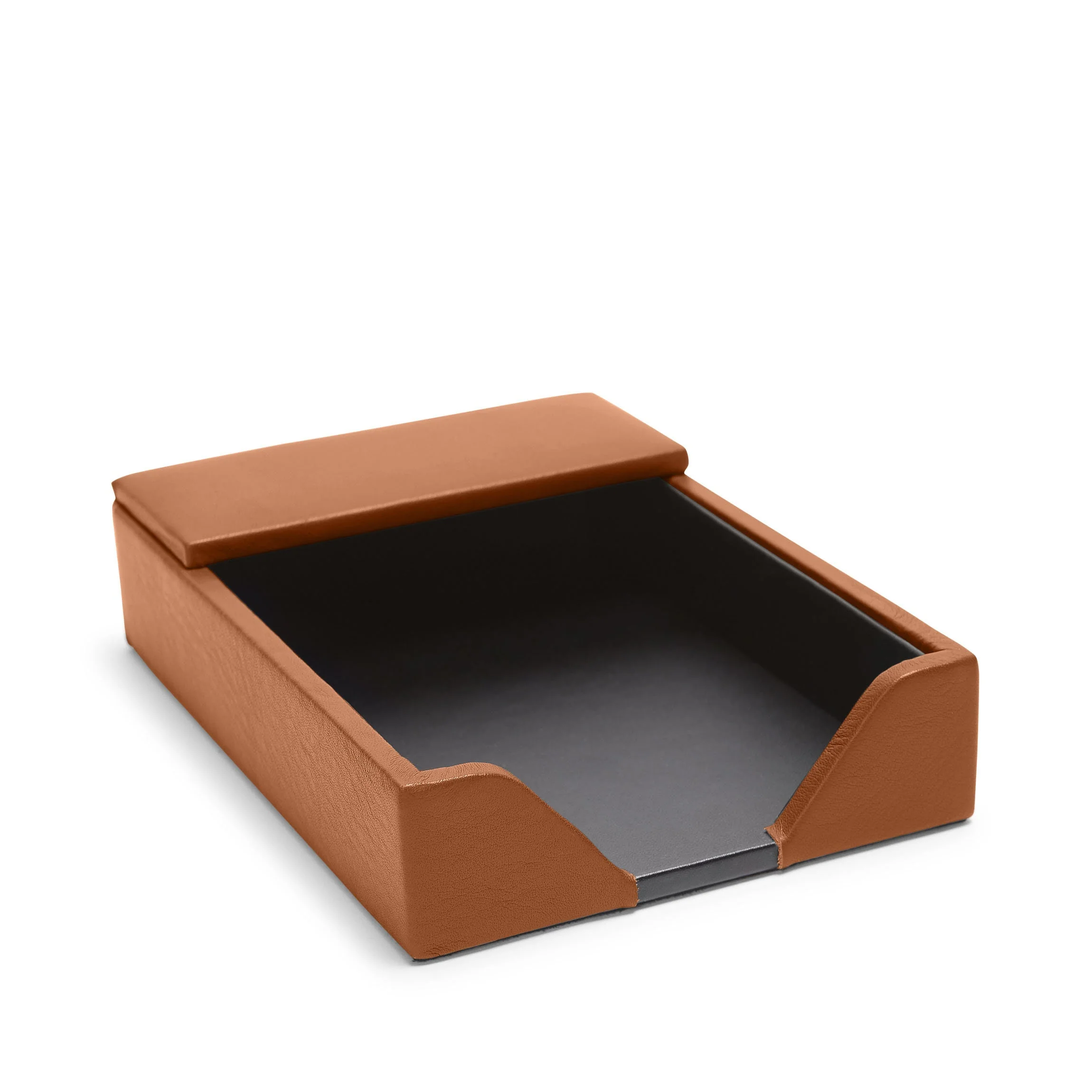 Classic Memo Pad Holder Cognac - Image 3
