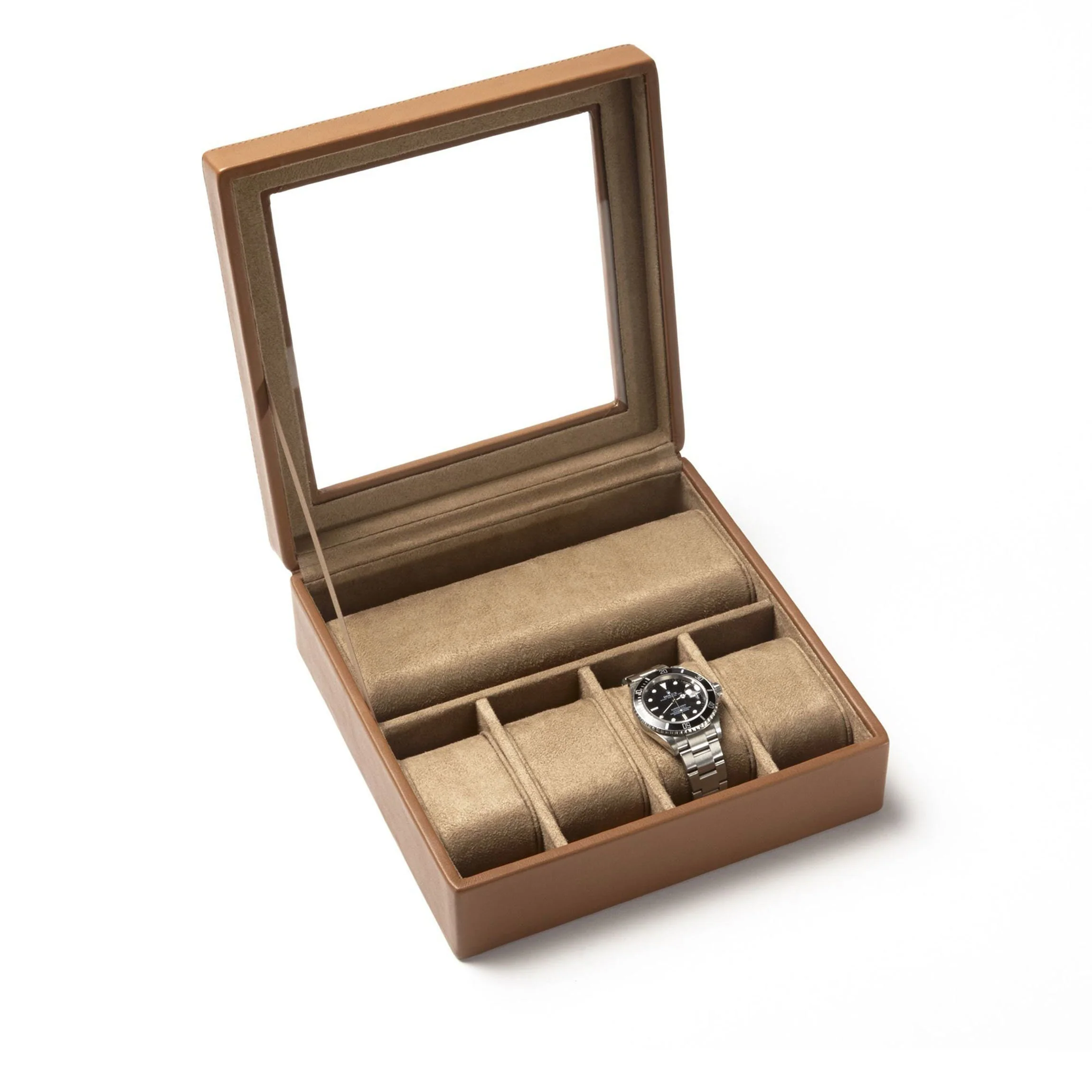 Deluxe Watch Case Cognac - Image 4