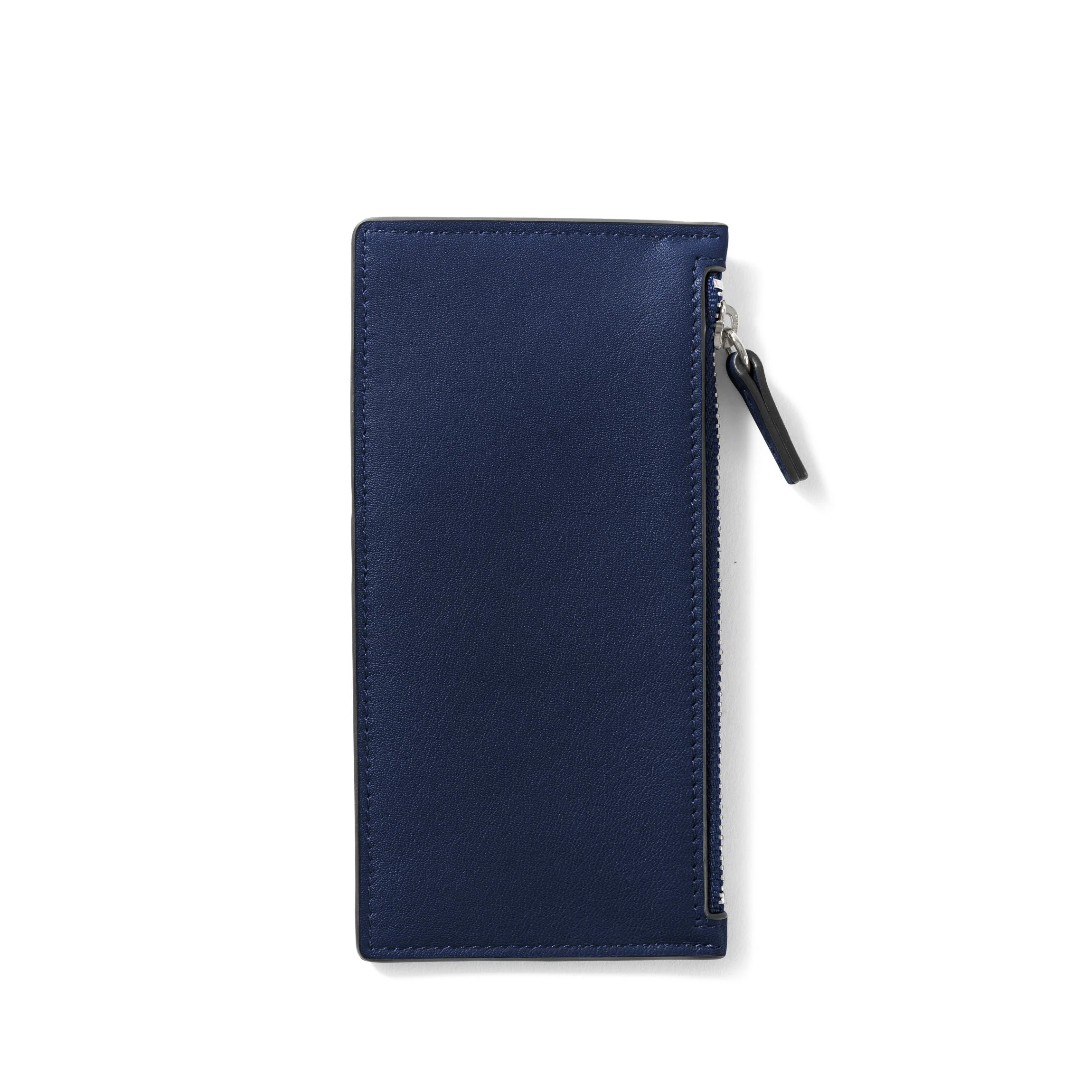 Devon Slim Zip Card Case Navy Blue - Image 3