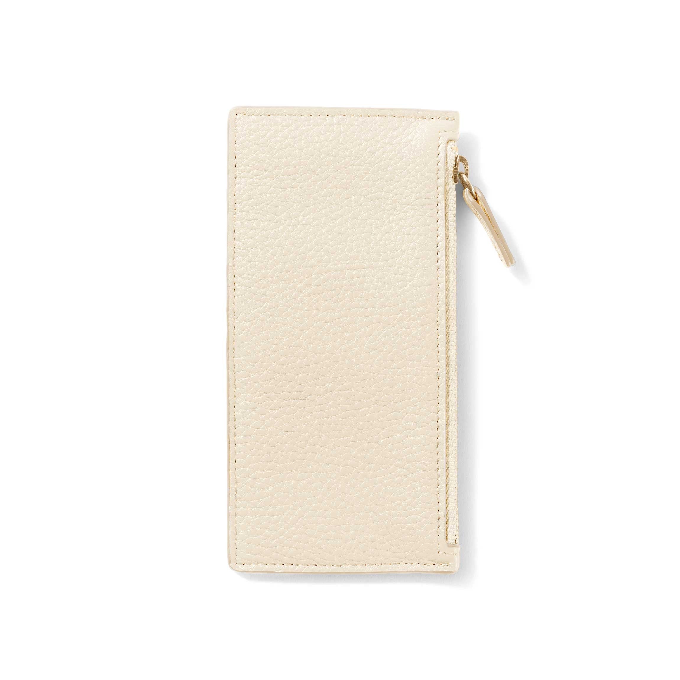 Devon Slim Zip Card Case Sand - Image 3