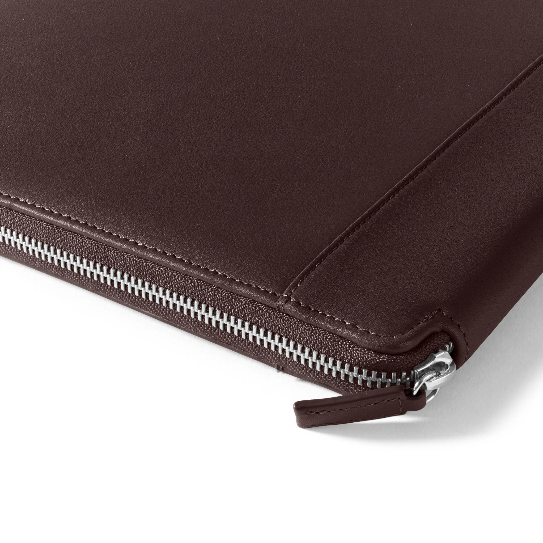 Executive Zippered Portfolio Brown - Image 3