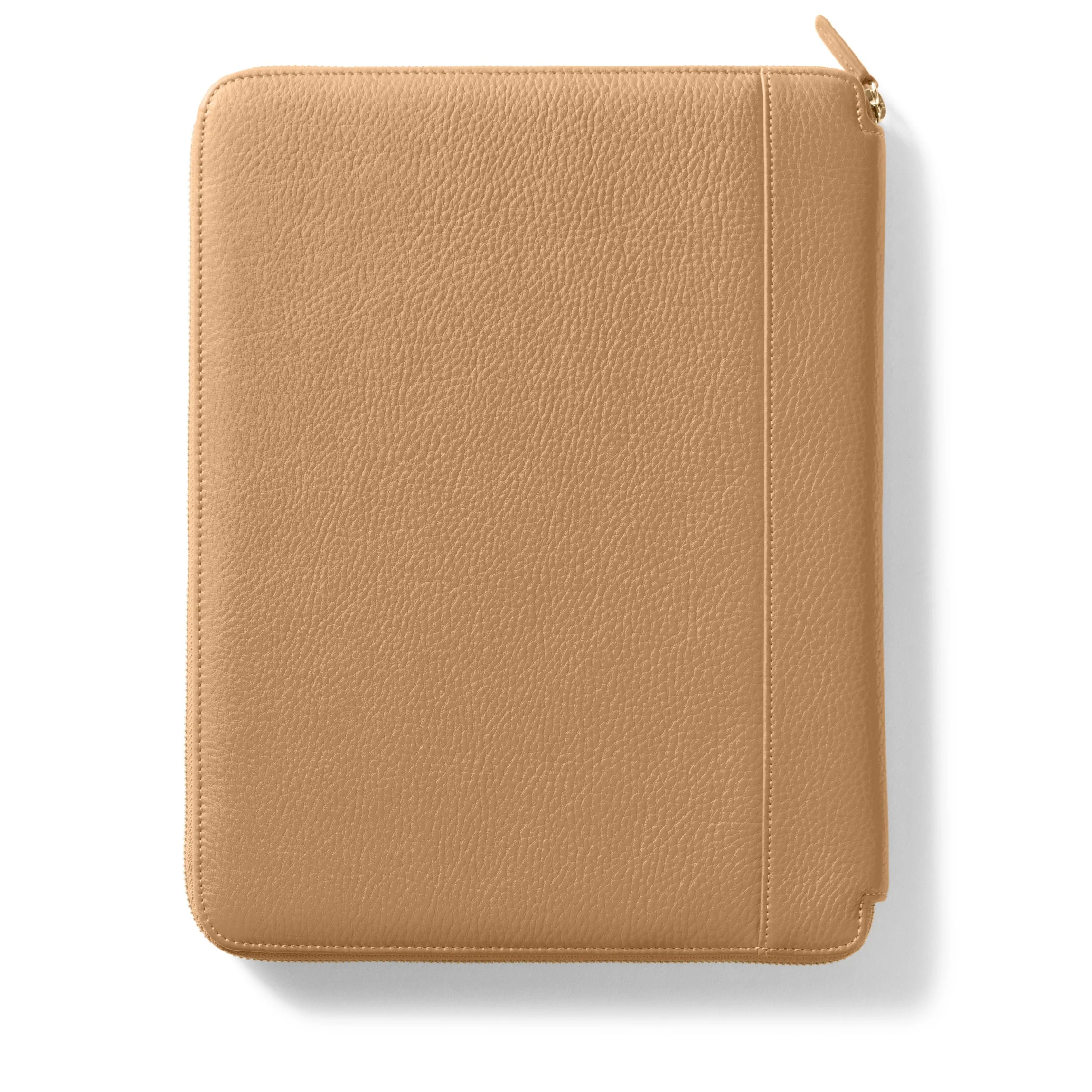 Executive Zippered Portfolio Camel - Image 8