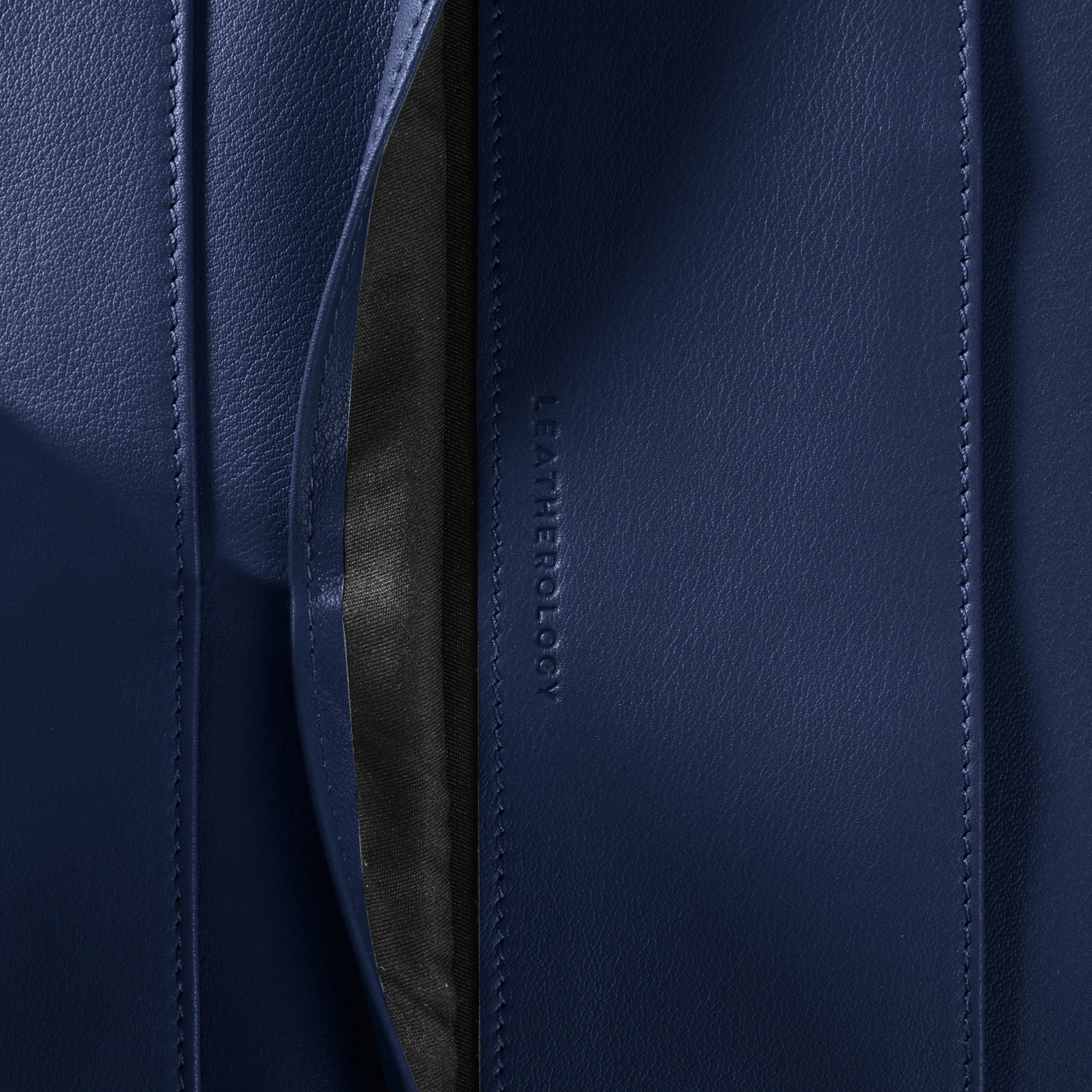 Executive Zippered Portfolio Navy Blue - Image 7