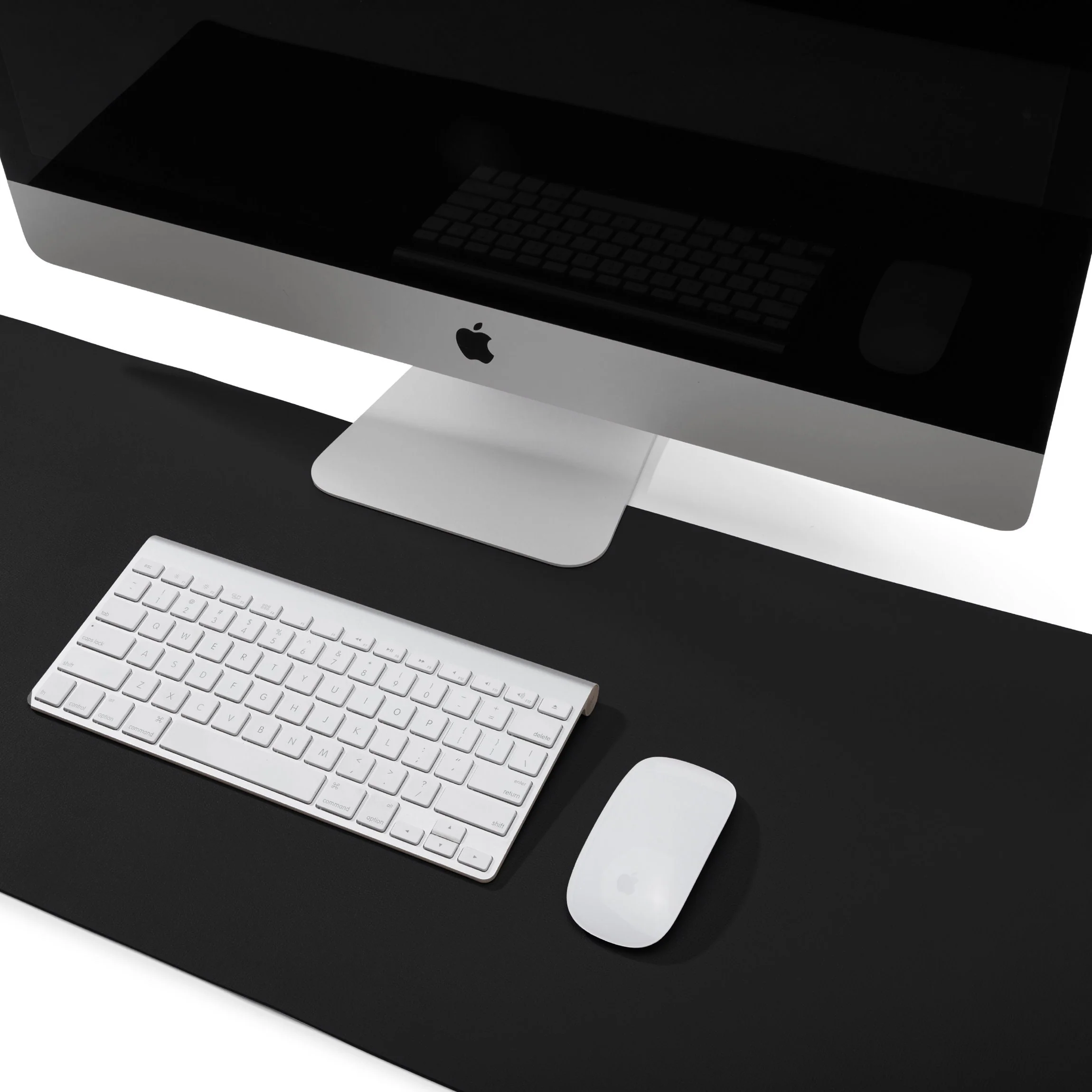 Extra Long Modern Desk Pad Black - Image 4