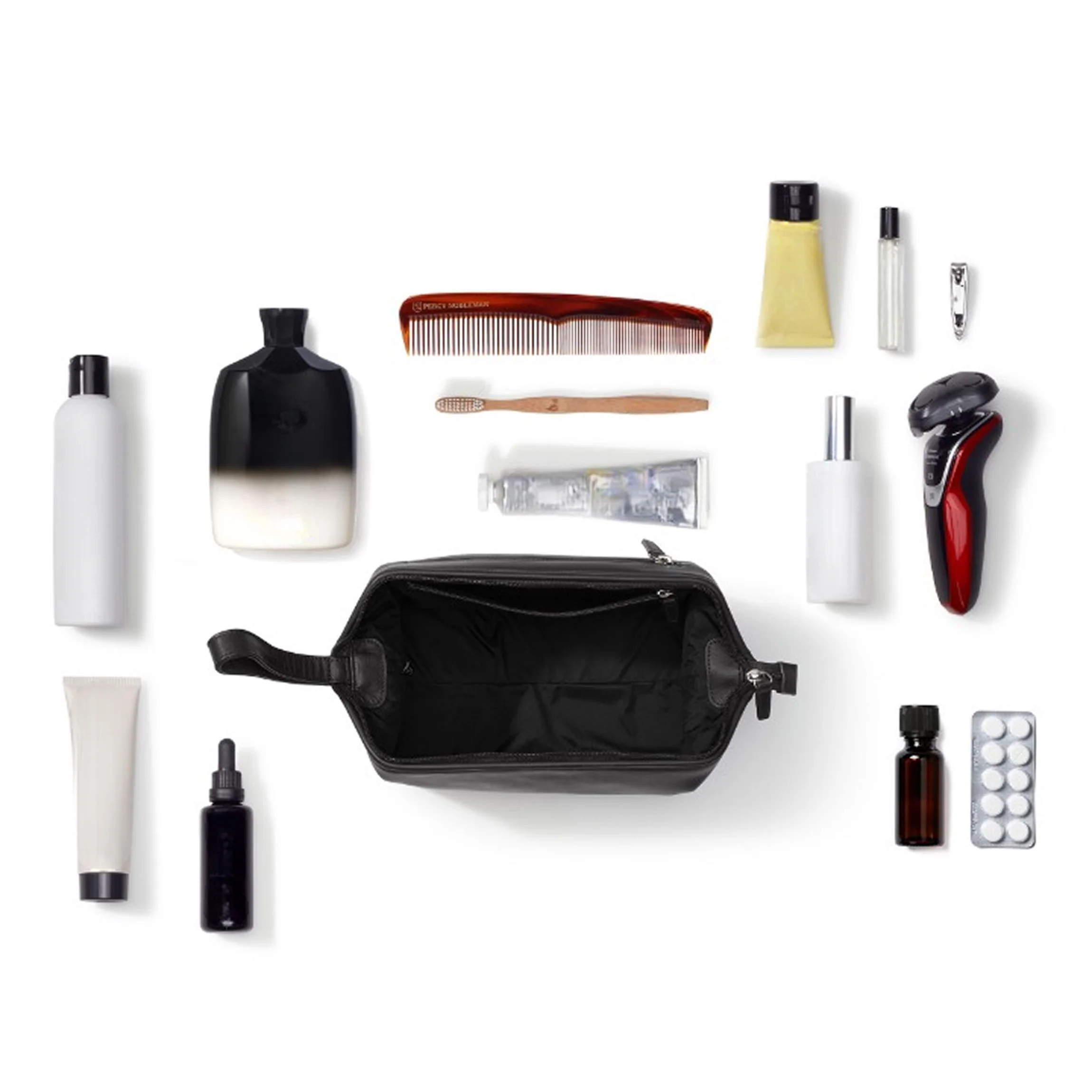 Framed Toiletry Bag Ebony - Image 3