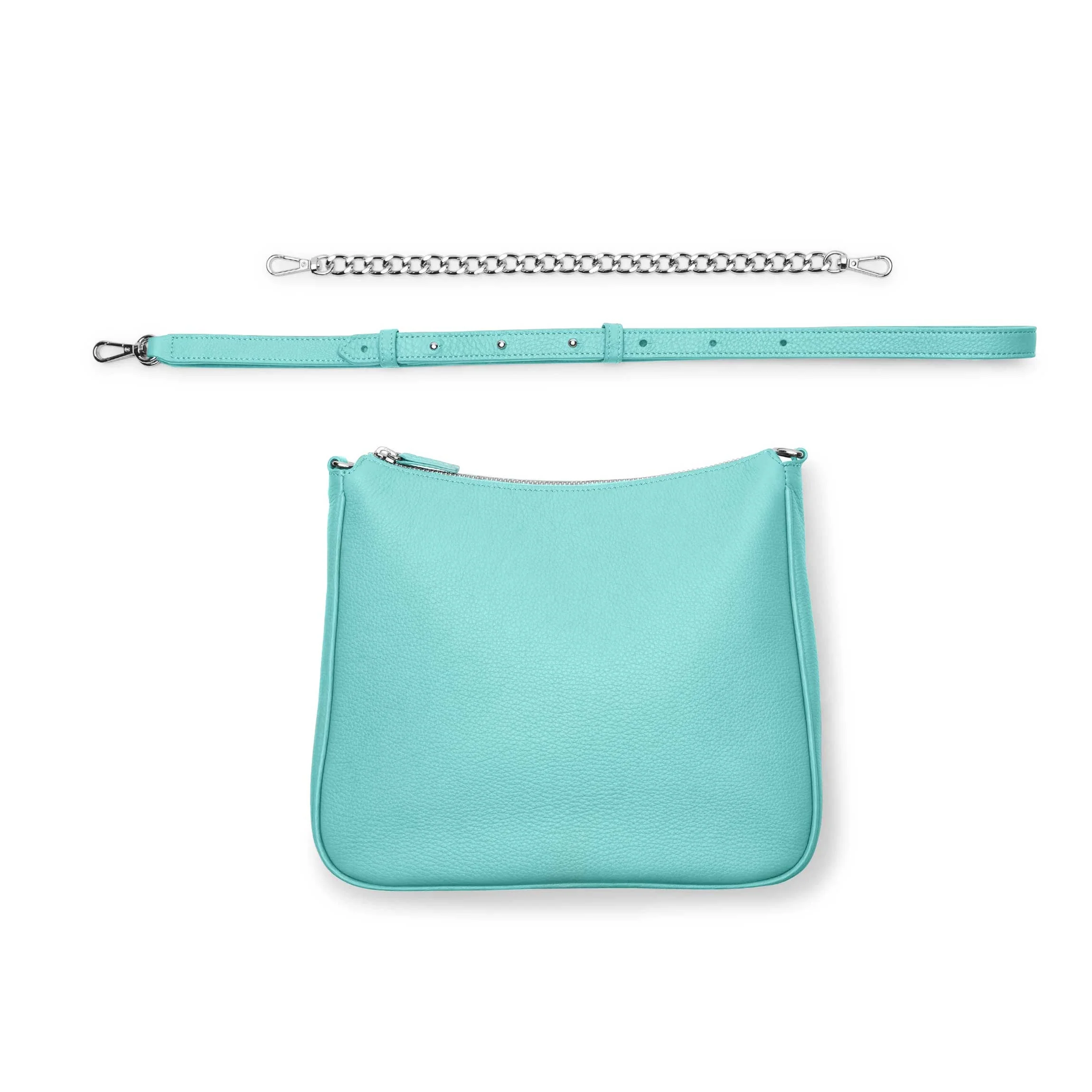 Greta Chain Medium Crossbody Celeste - Image 6