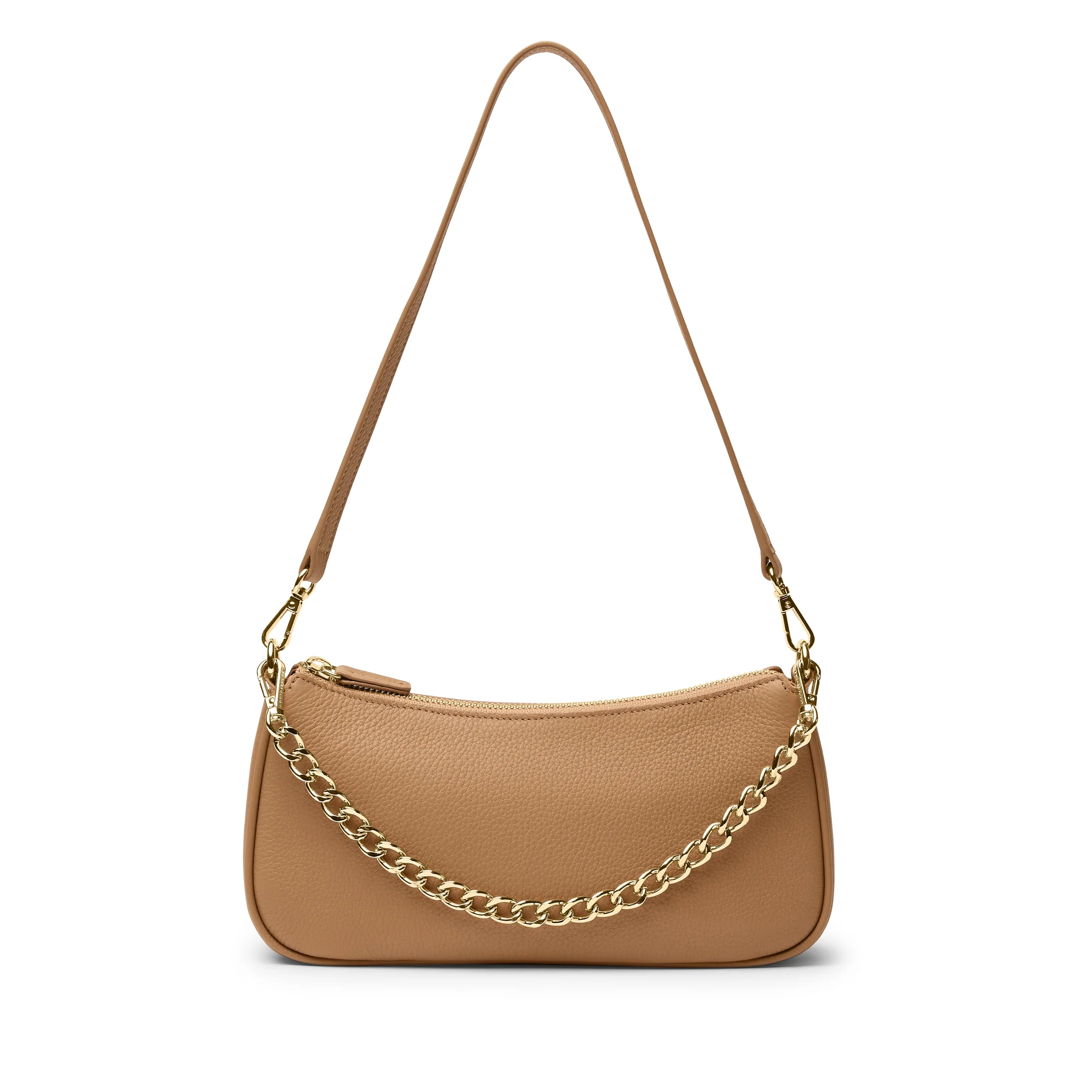 Greta Chain Small Pochette Camel - Image 6