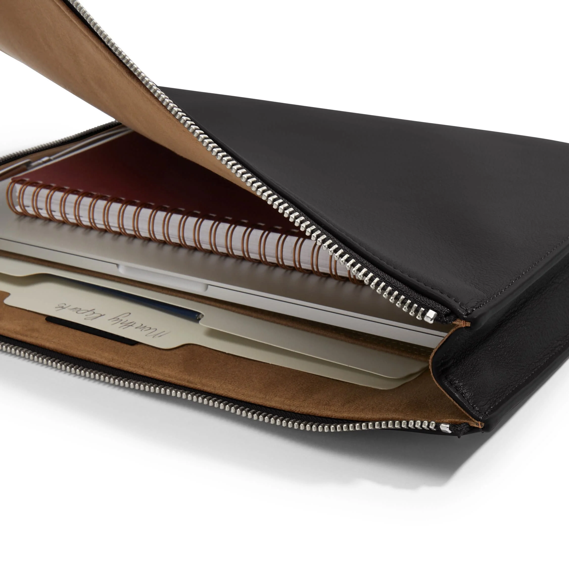 Gusseted Document and Laptop Holder Black Onyx - Image 5