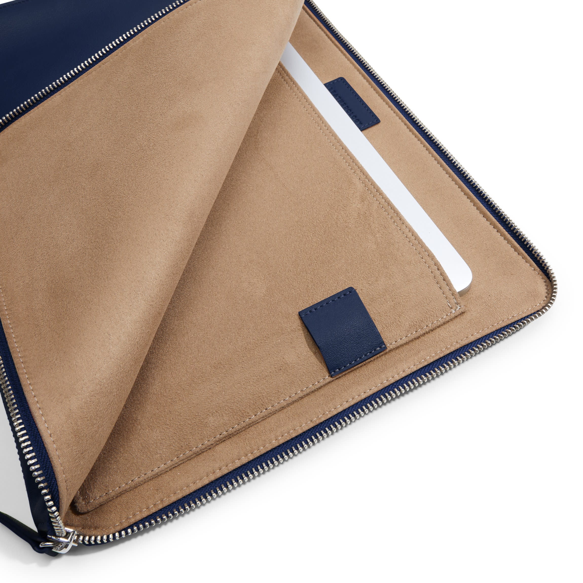 Gusseted Document and Laptop Holder Navy Blue - Image 6
