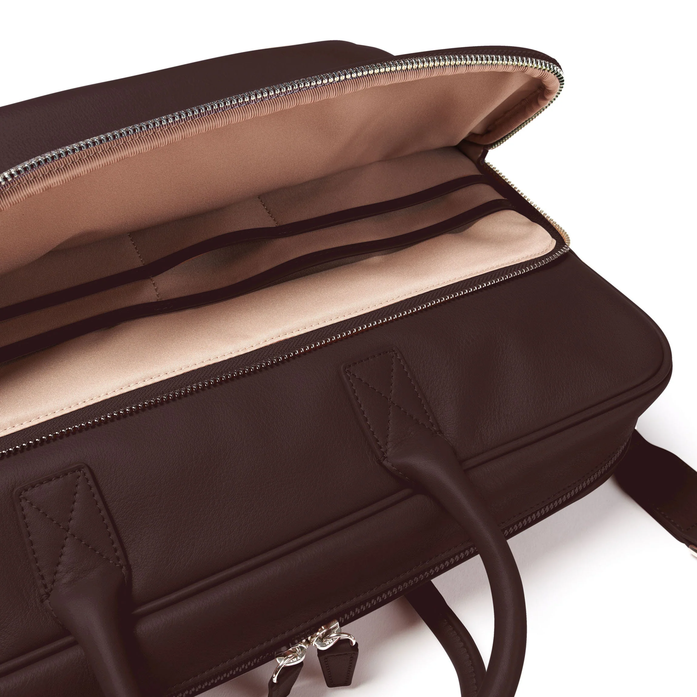 Henderson Laptop Brief Bag Brown - Image 3