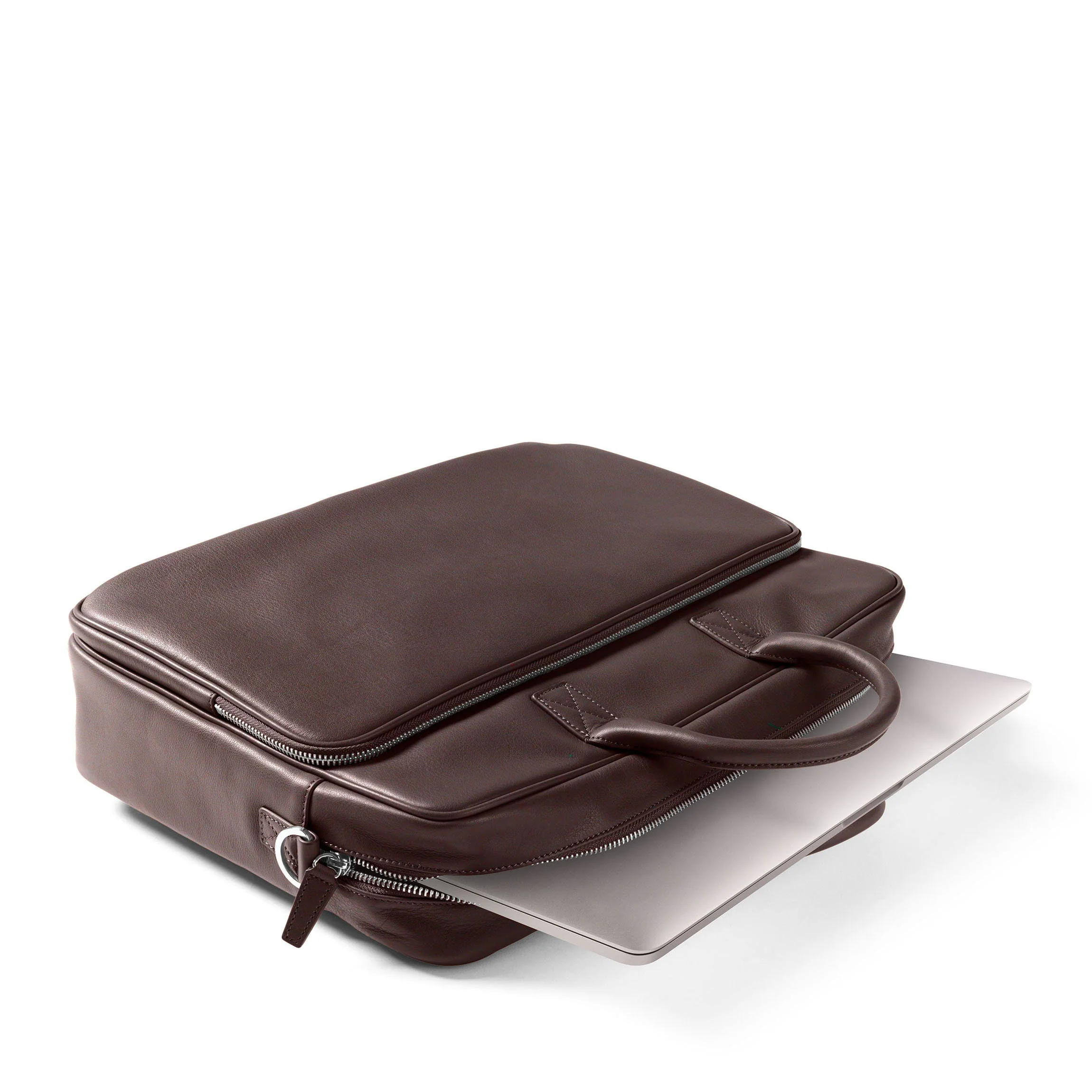 Henderson Laptop Brief Bag Brown - Image 6
