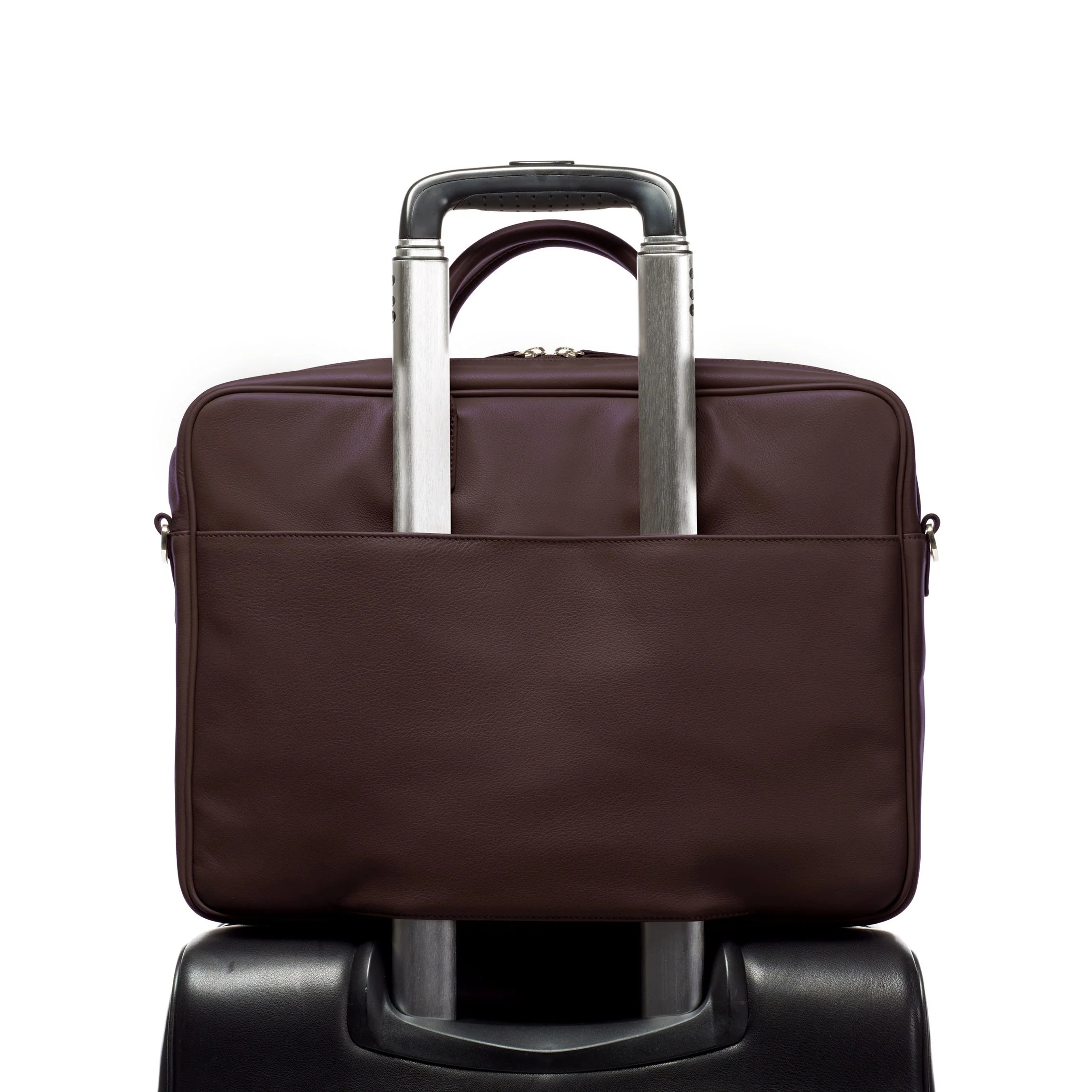 Henderson Laptop Brief Bag Brown - Image 7