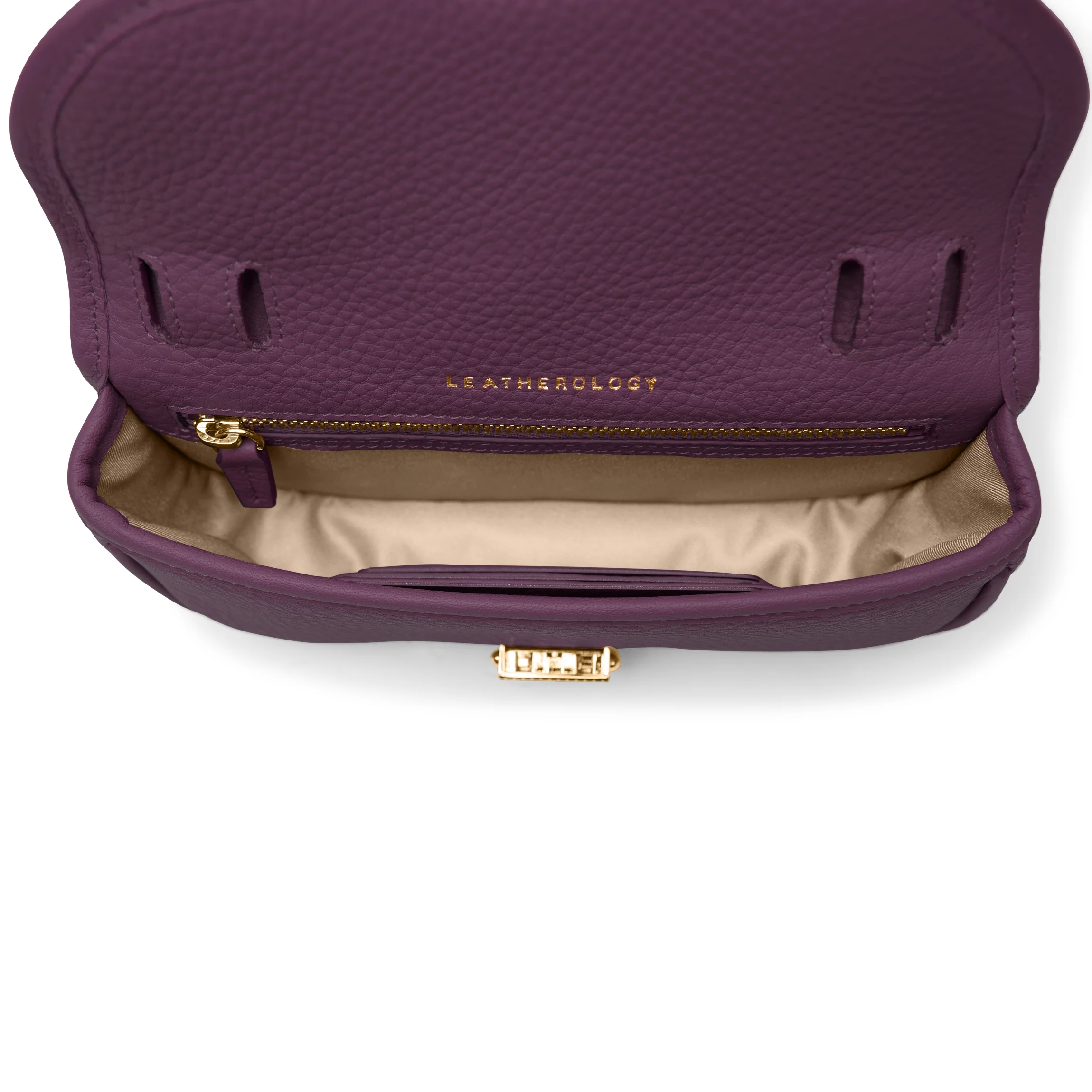 Katy Mini Belt Bag Deep Plum - Image 4