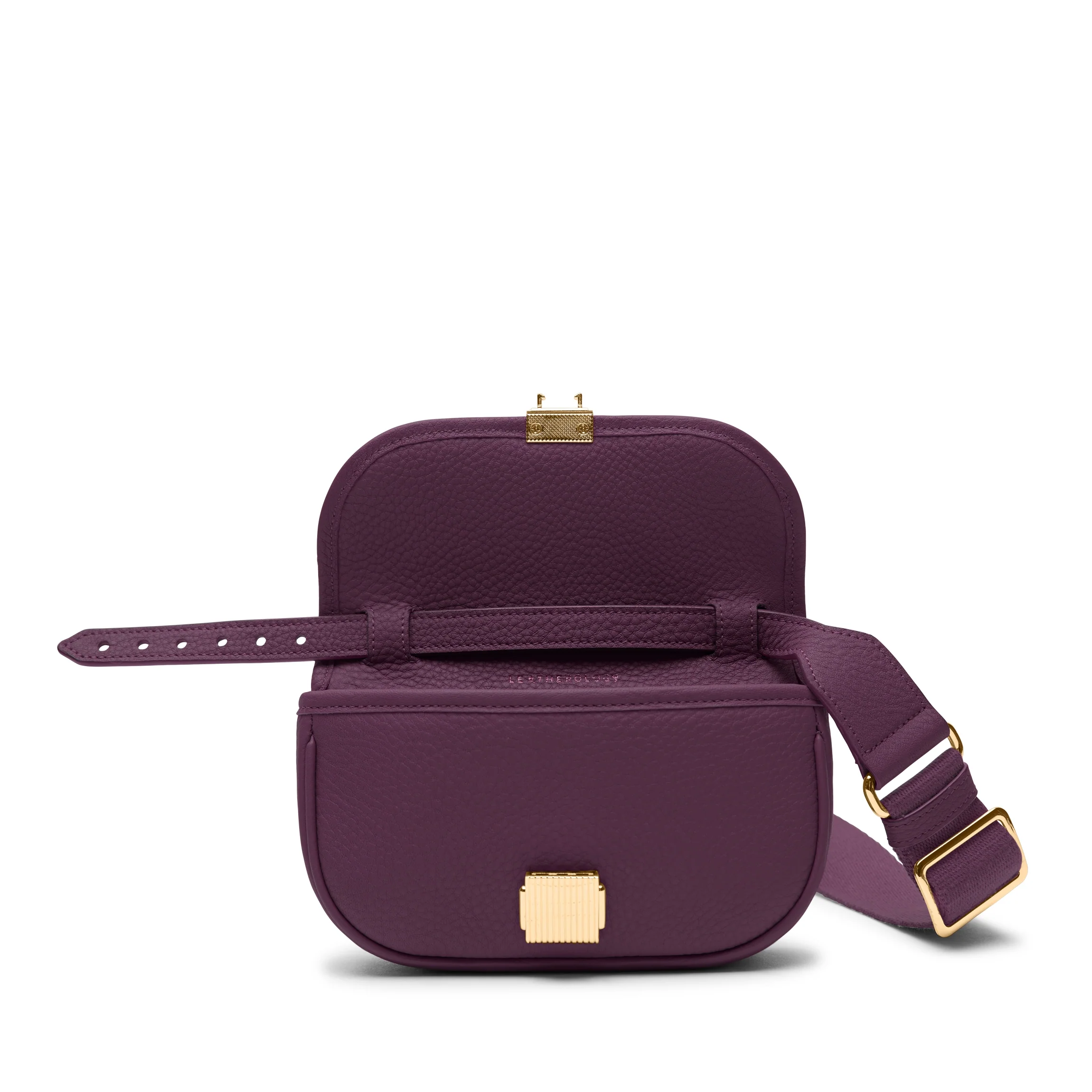 Katy Mini Belt Bag Deep Plum - Image 5