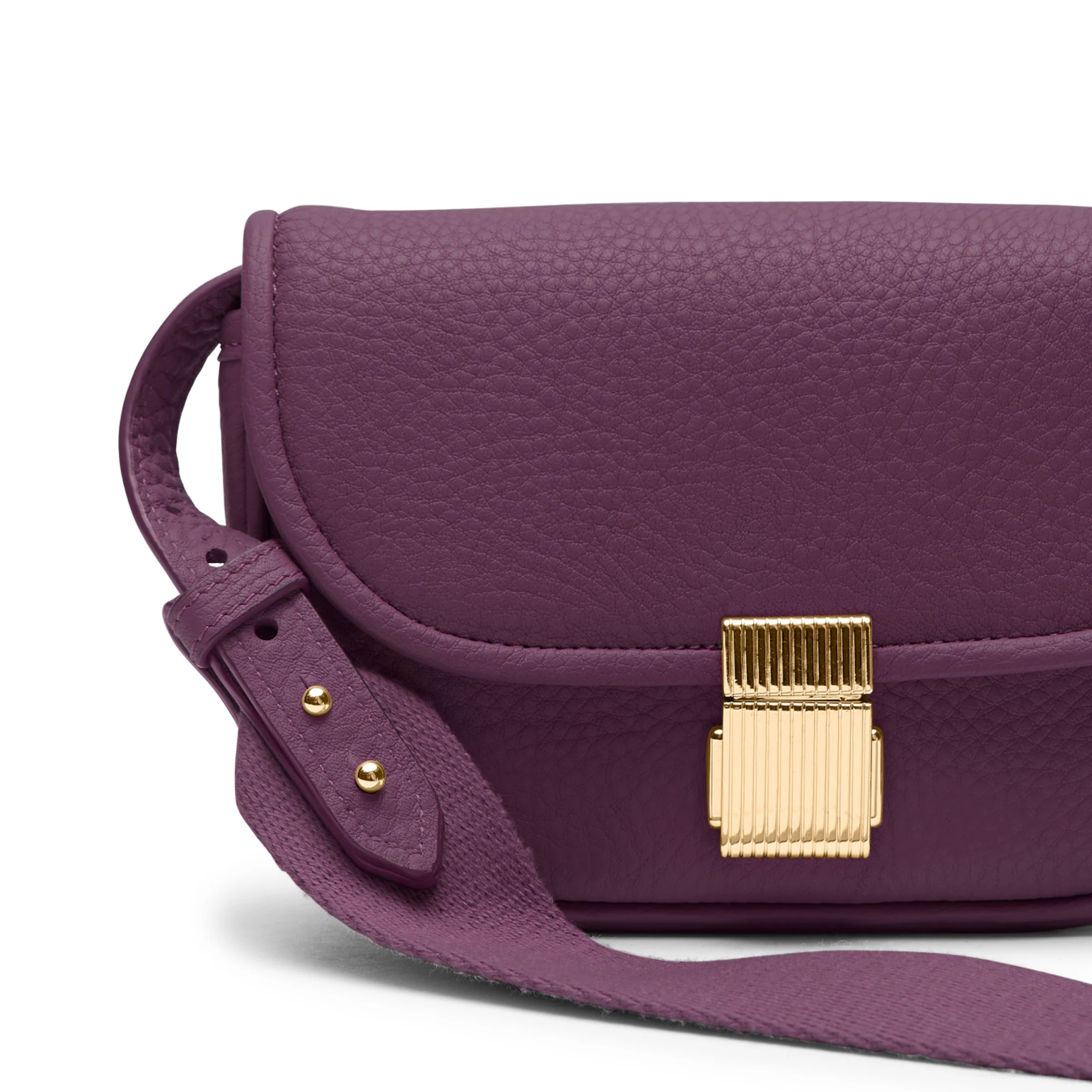 Katy Mini Belt Bag Deep Plum - Image 9