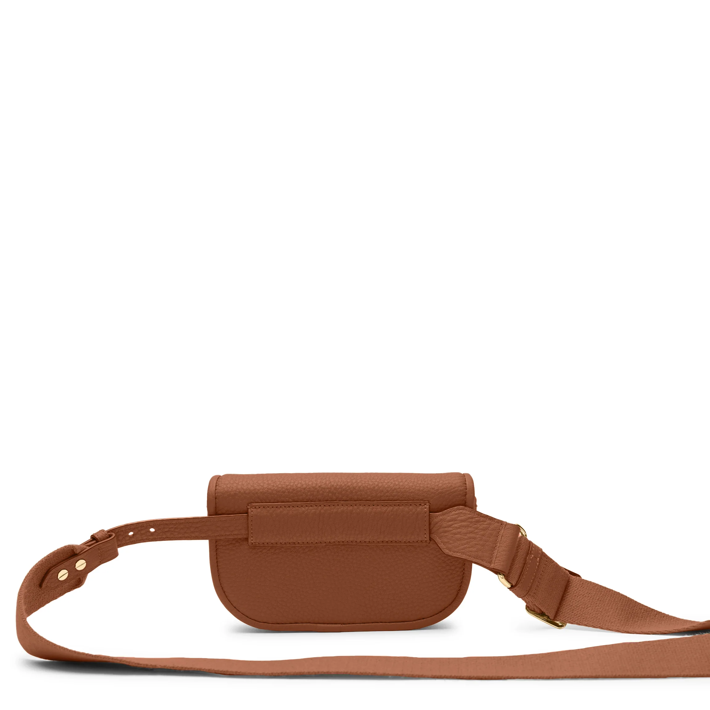 Katy Mini Belt Bag Saddle Brown - Image 5
