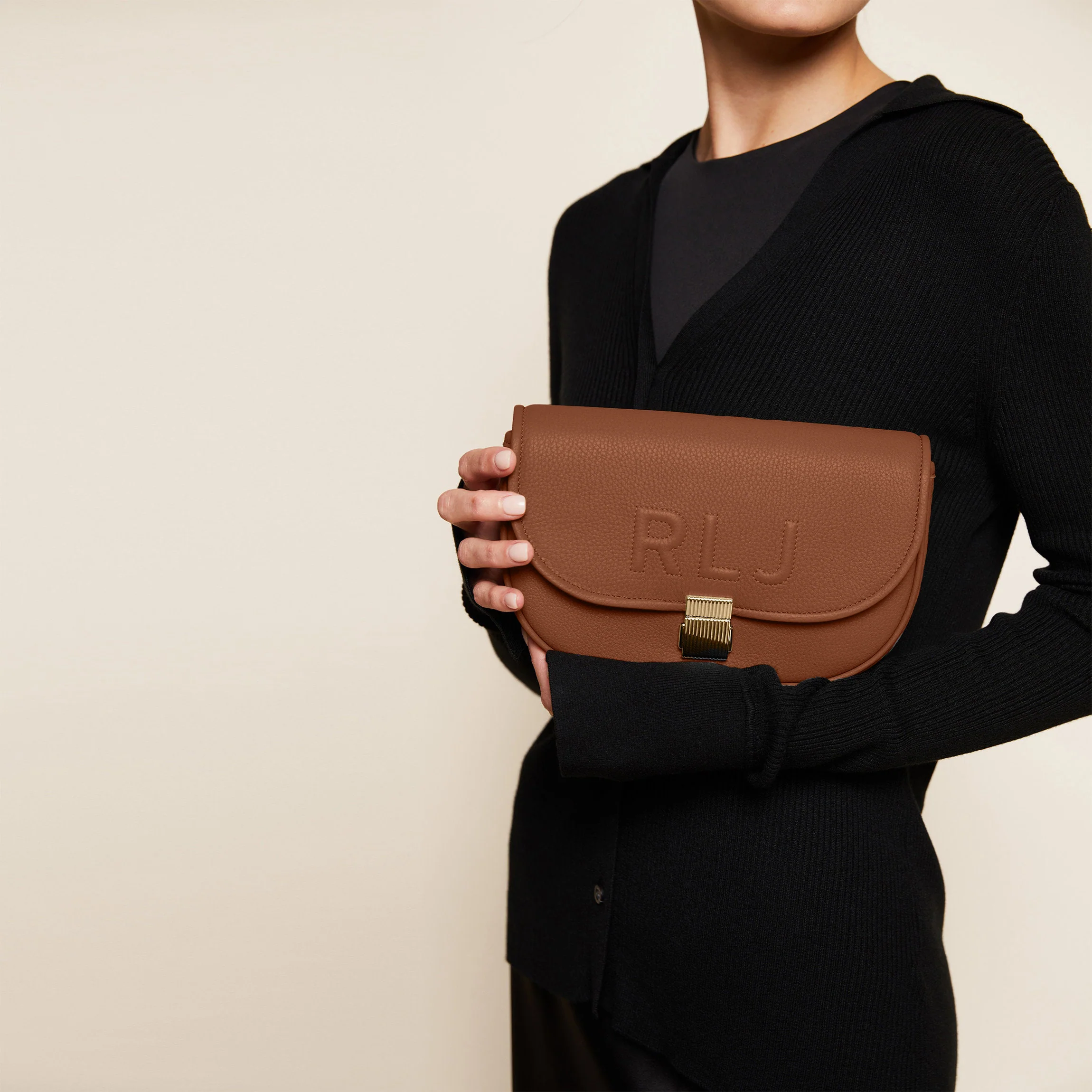 Katy Small Saddle Crossbody Saddle Brown - Image 4