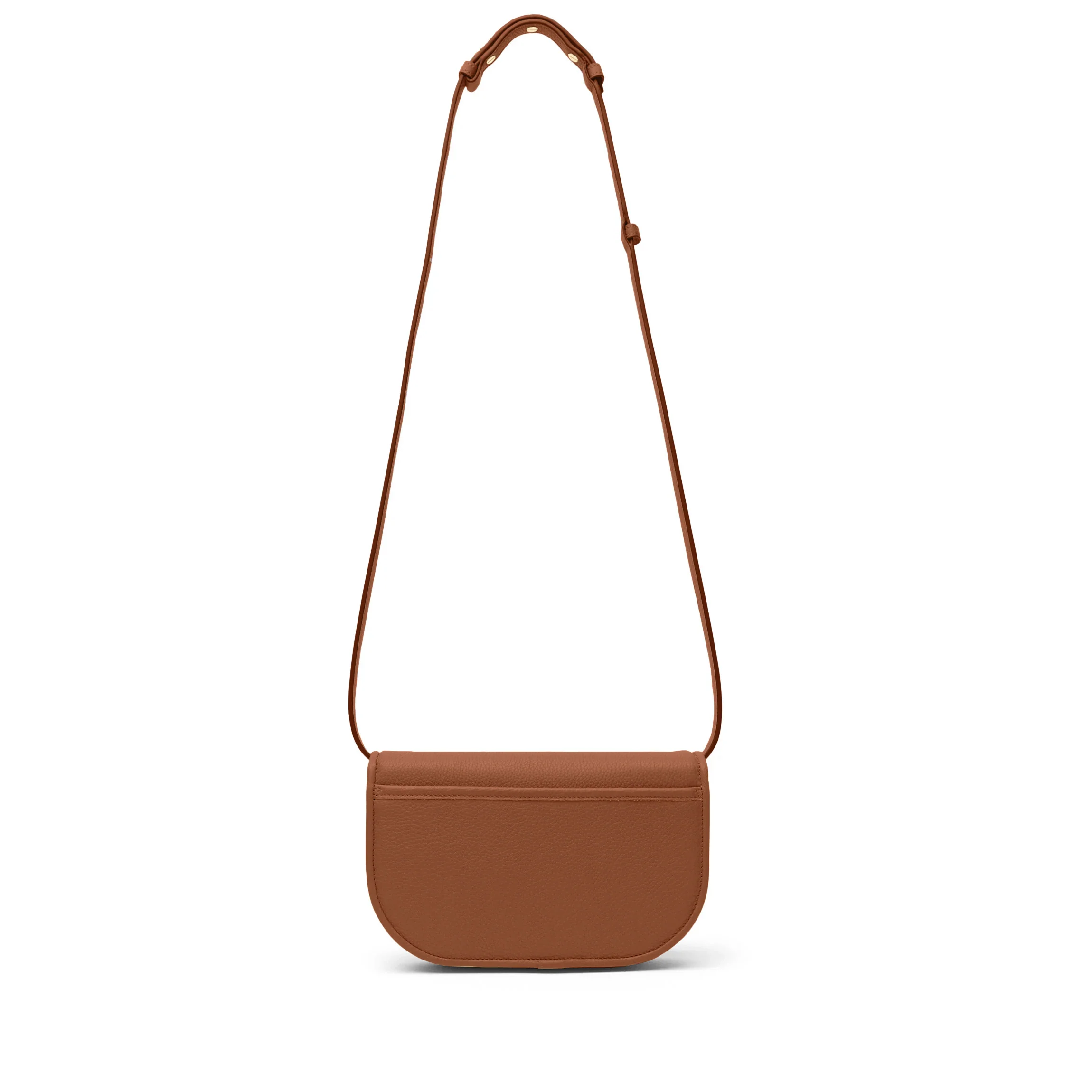 Katy Small Saddle Crossbody Saddle Brown - Image 7