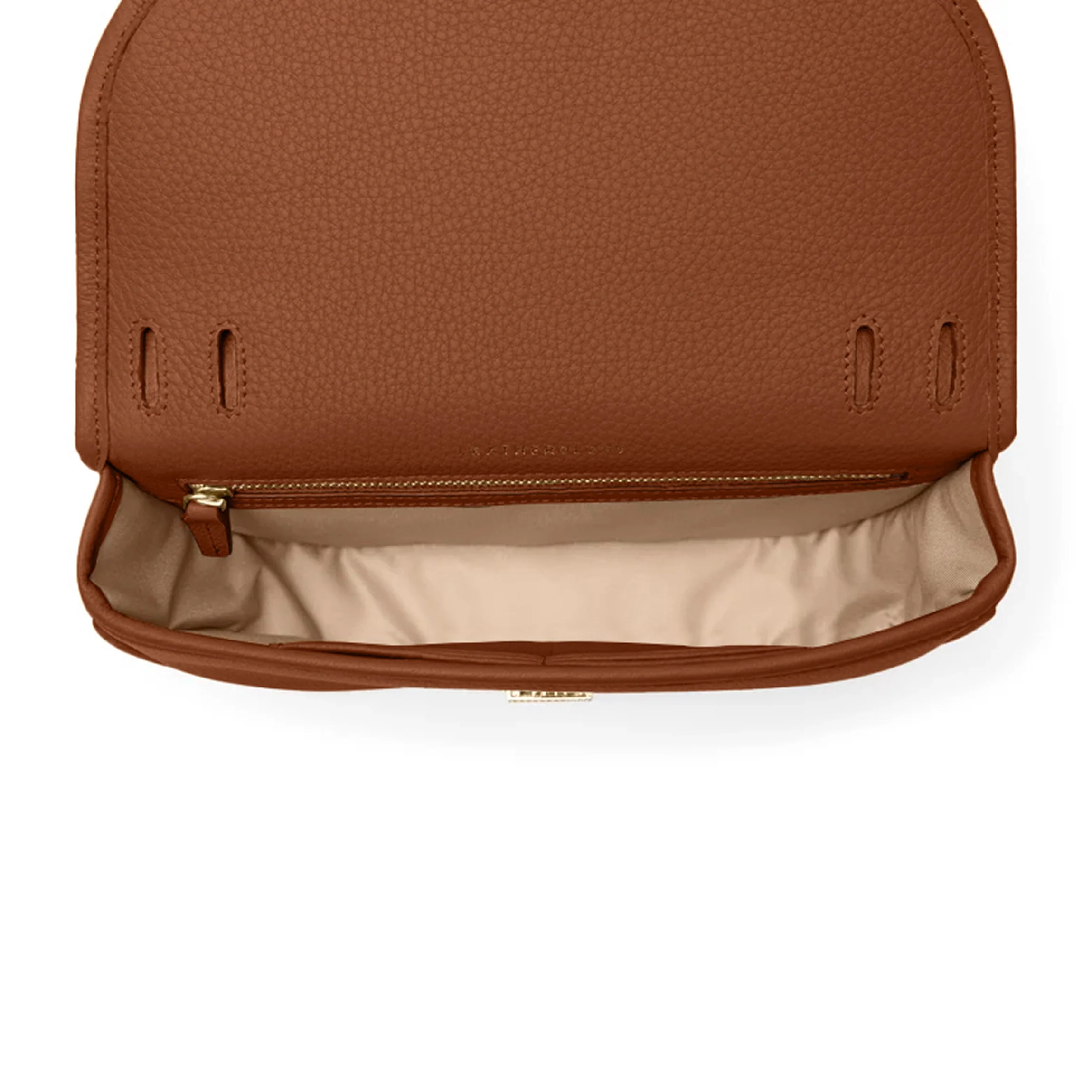 Katy Small Saddle Crossbody Saddle Brown - Image 8