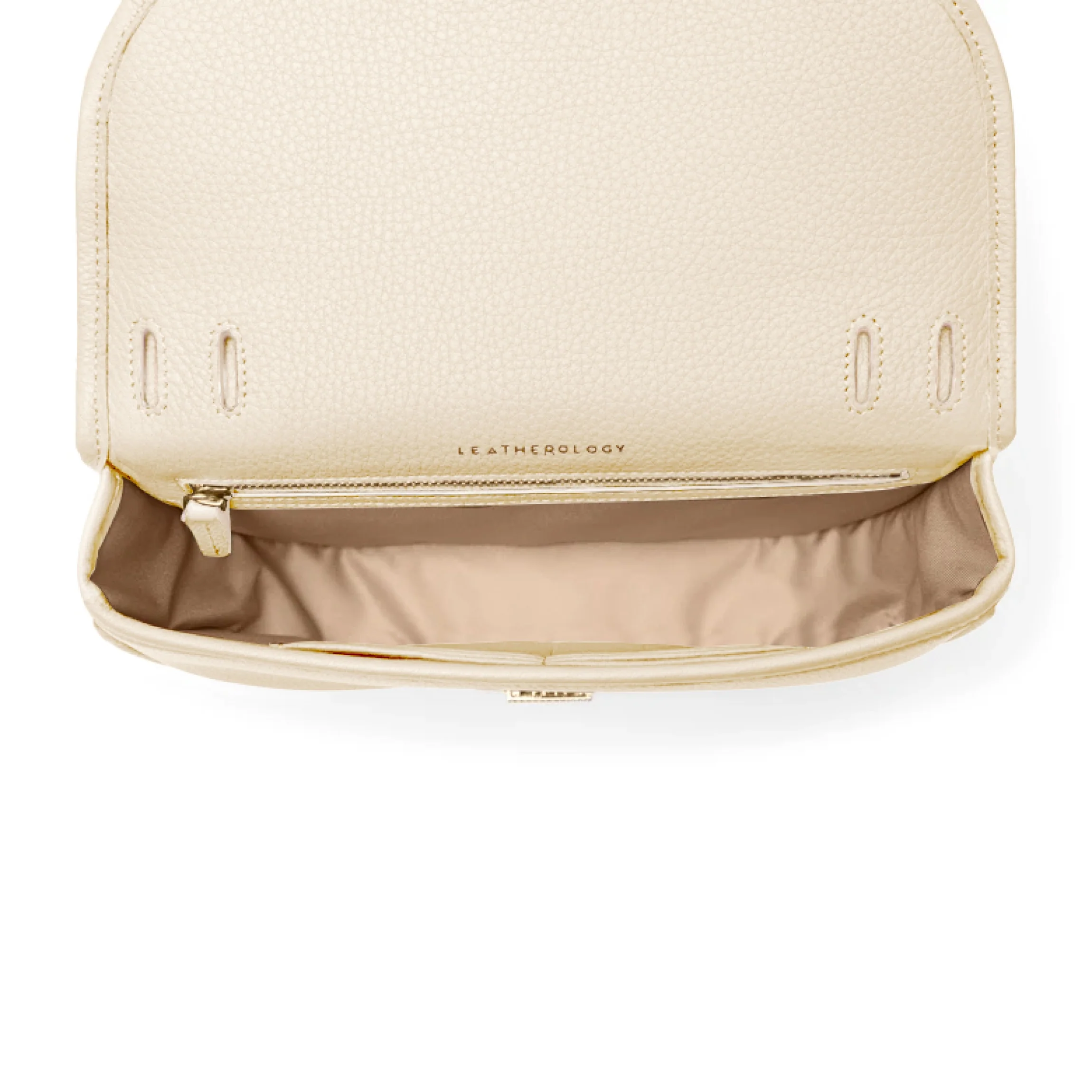 Katy Small Saddle Crossbody Sand - Image 5