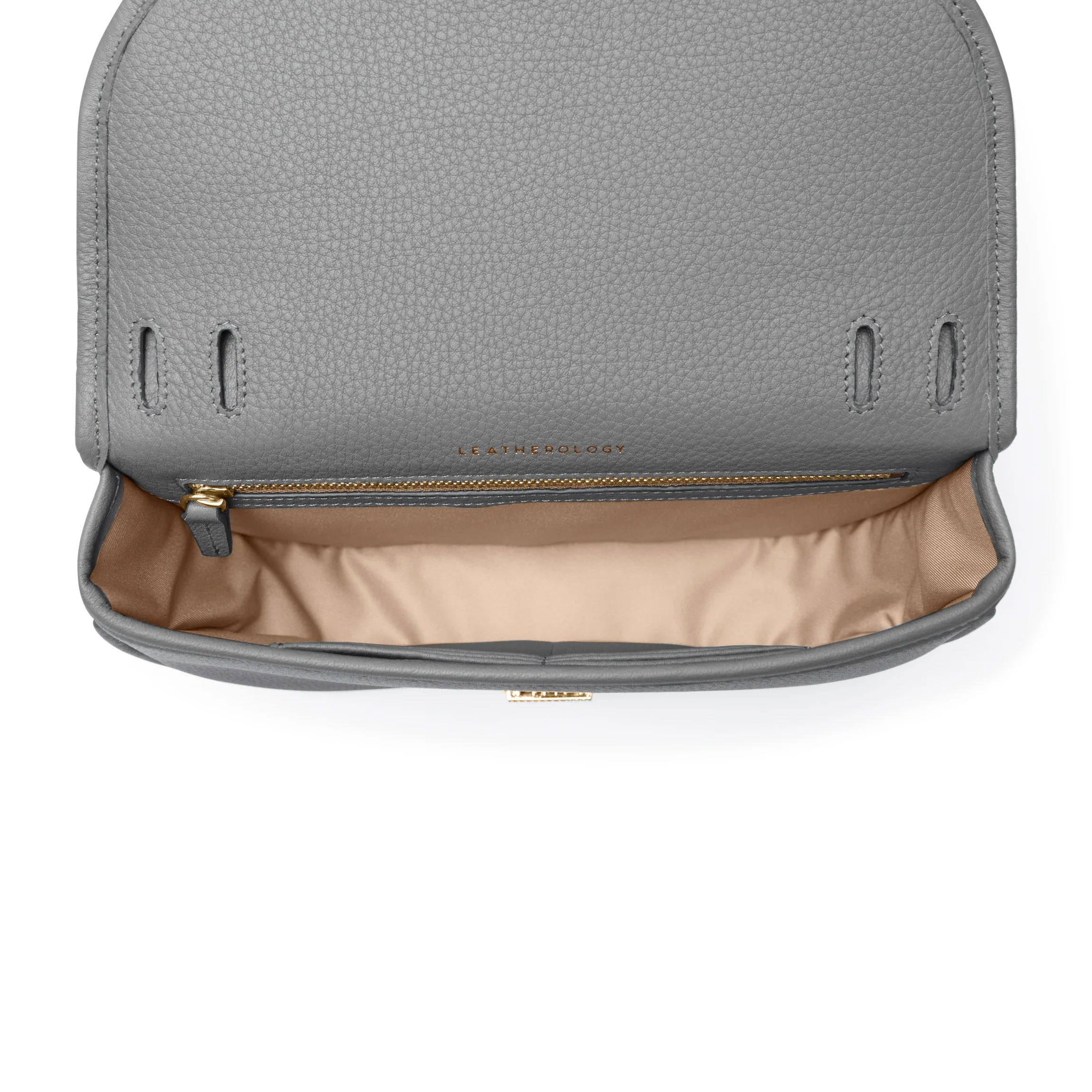 Katy Small Saddle Crossbody Smoke - Image 5