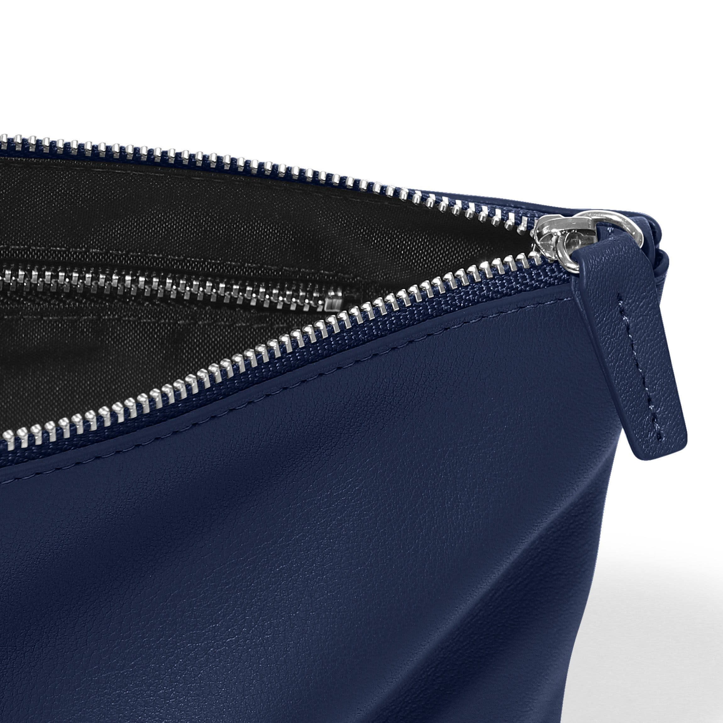 Large Accessories Pouch Navy Blue - Image 3