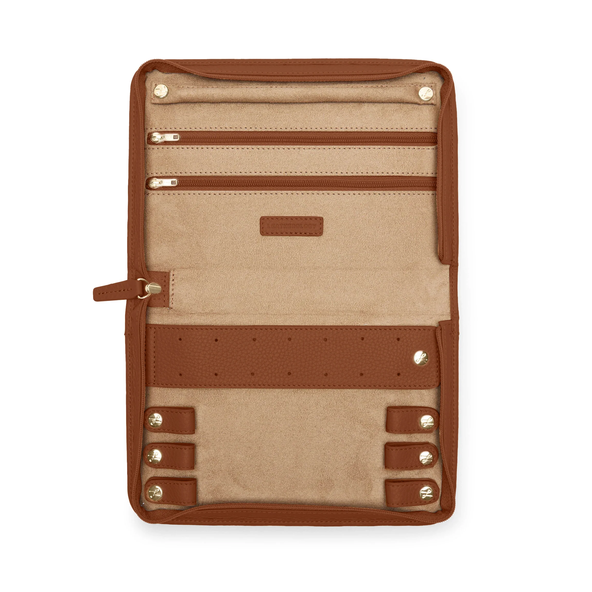 Large Jewelry Case Saddle Brown - Image 4